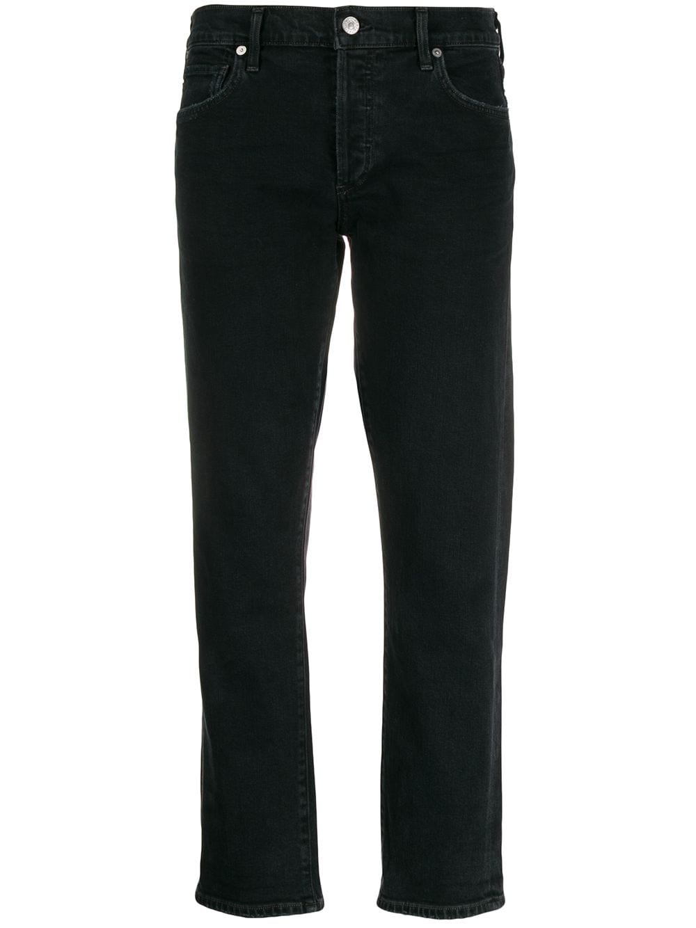 Citizens of Humanity slim fit cropped jeans - Black von Citizens of Humanity