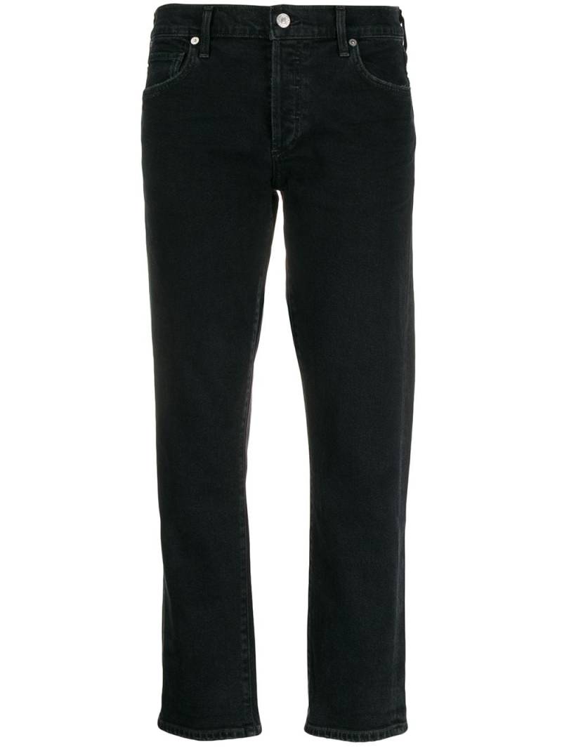 Citizens of Humanity slim fit cropped jeans - Black von Citizens of Humanity