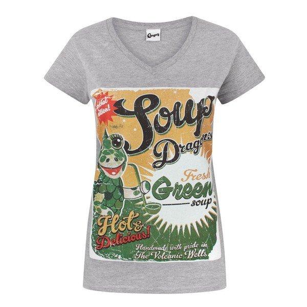 Soup Dragons Green Soup Tshirt Damen Grau S von Clangers