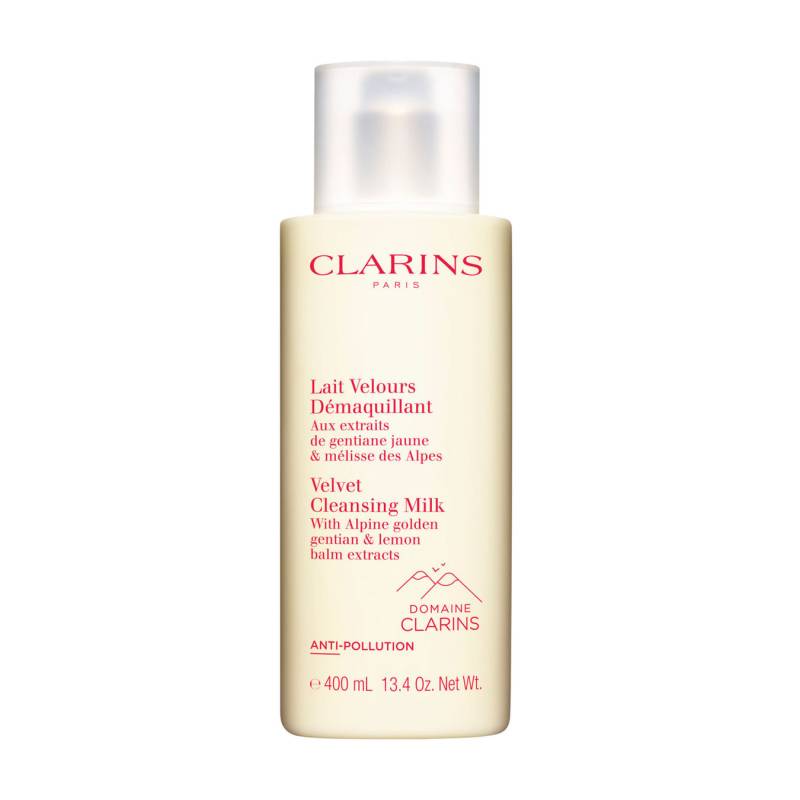 Clarins Lait Velours Démaquillant Aux extraits de gentiane jaune 400ml Damen von Clarins