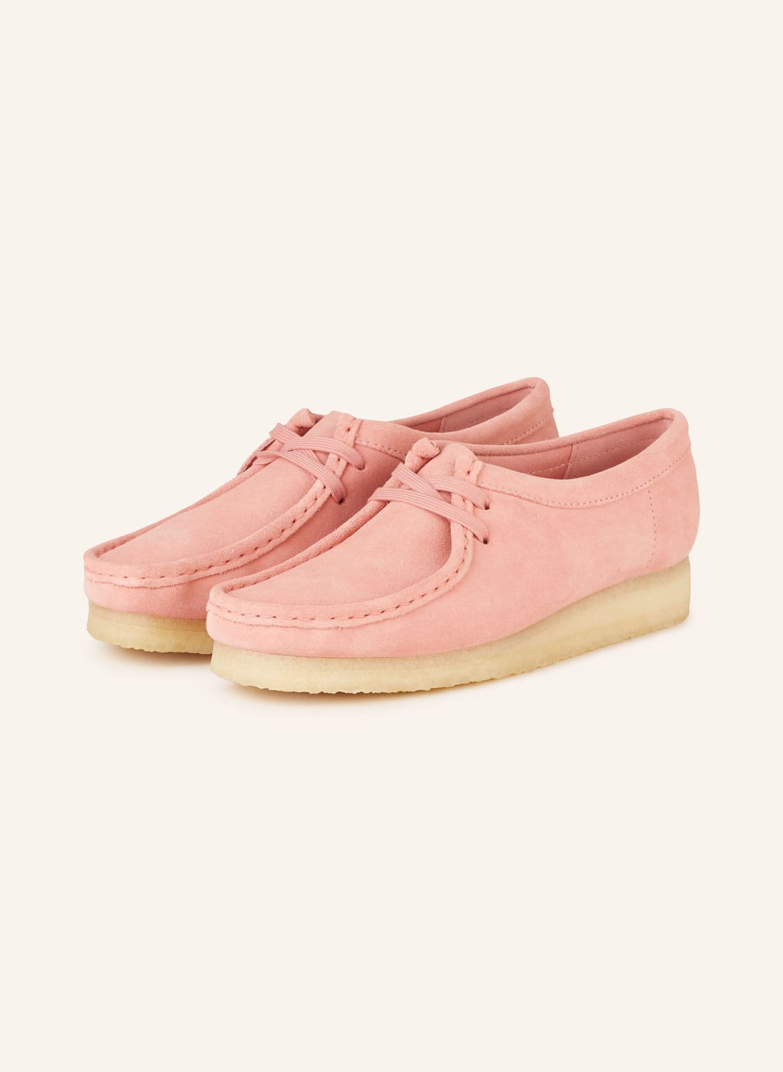 Clarks Originals Desert-Boots Wallabee pink von Clarks Originals