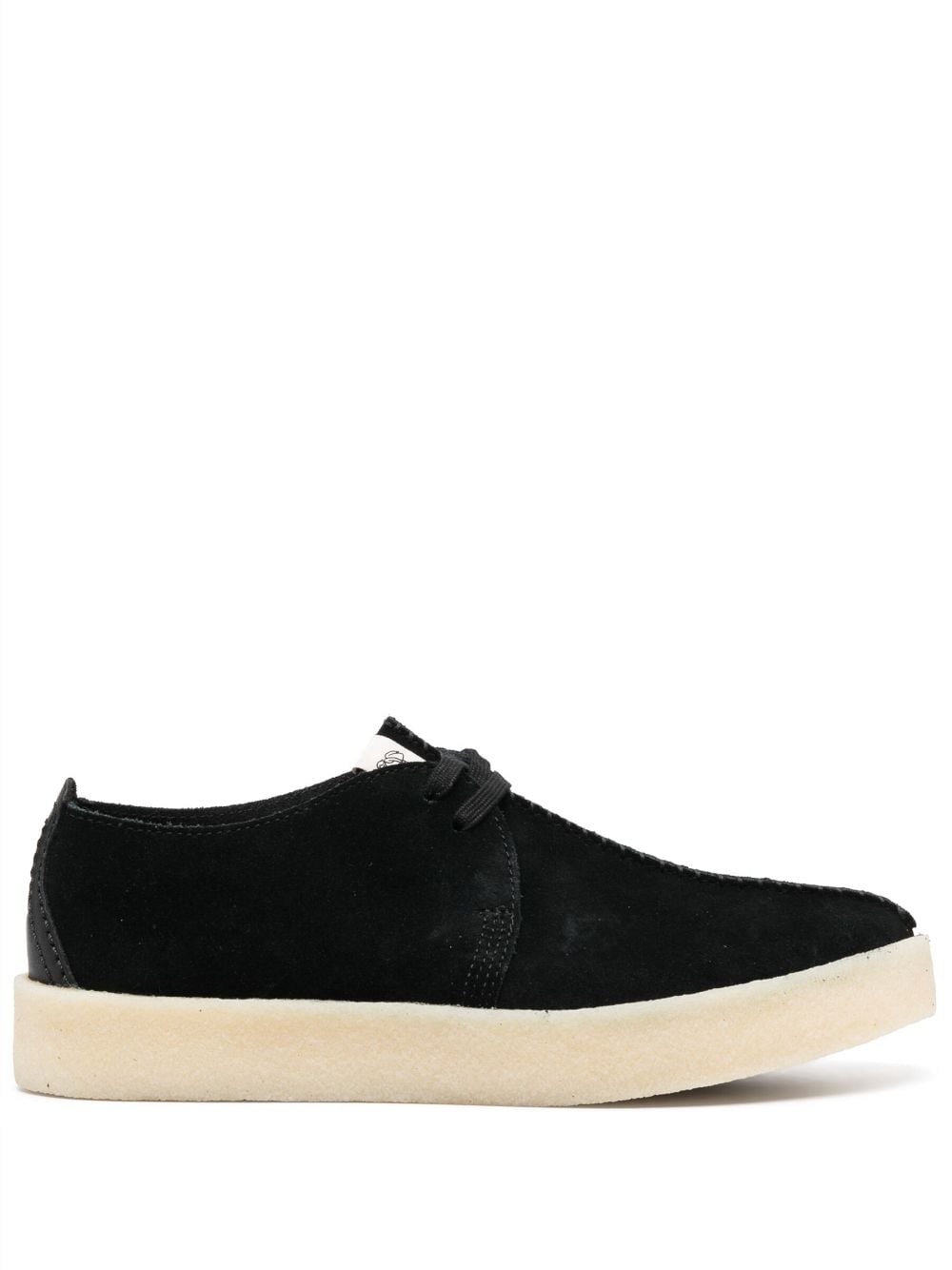 Clarks Originals suede lace-up sneakers - Black von Clarks Originals