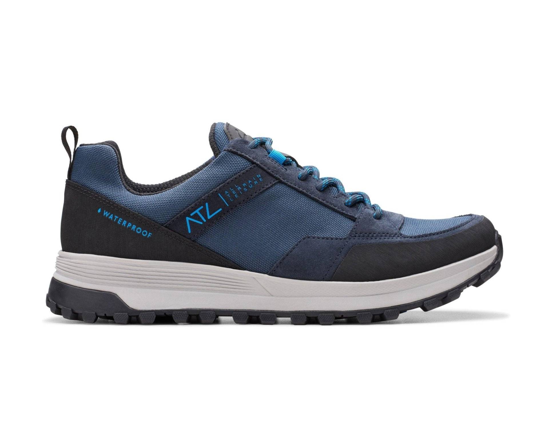 Atl Trek Lo - Synthetik Sneaker Herren Blau 39.5 von Clarks