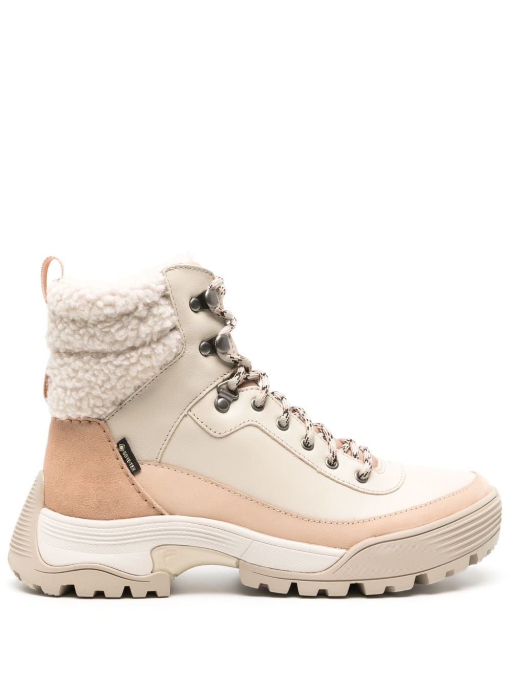Clarks ATL Hike lace-up leather boots - Neutrals von Clarks