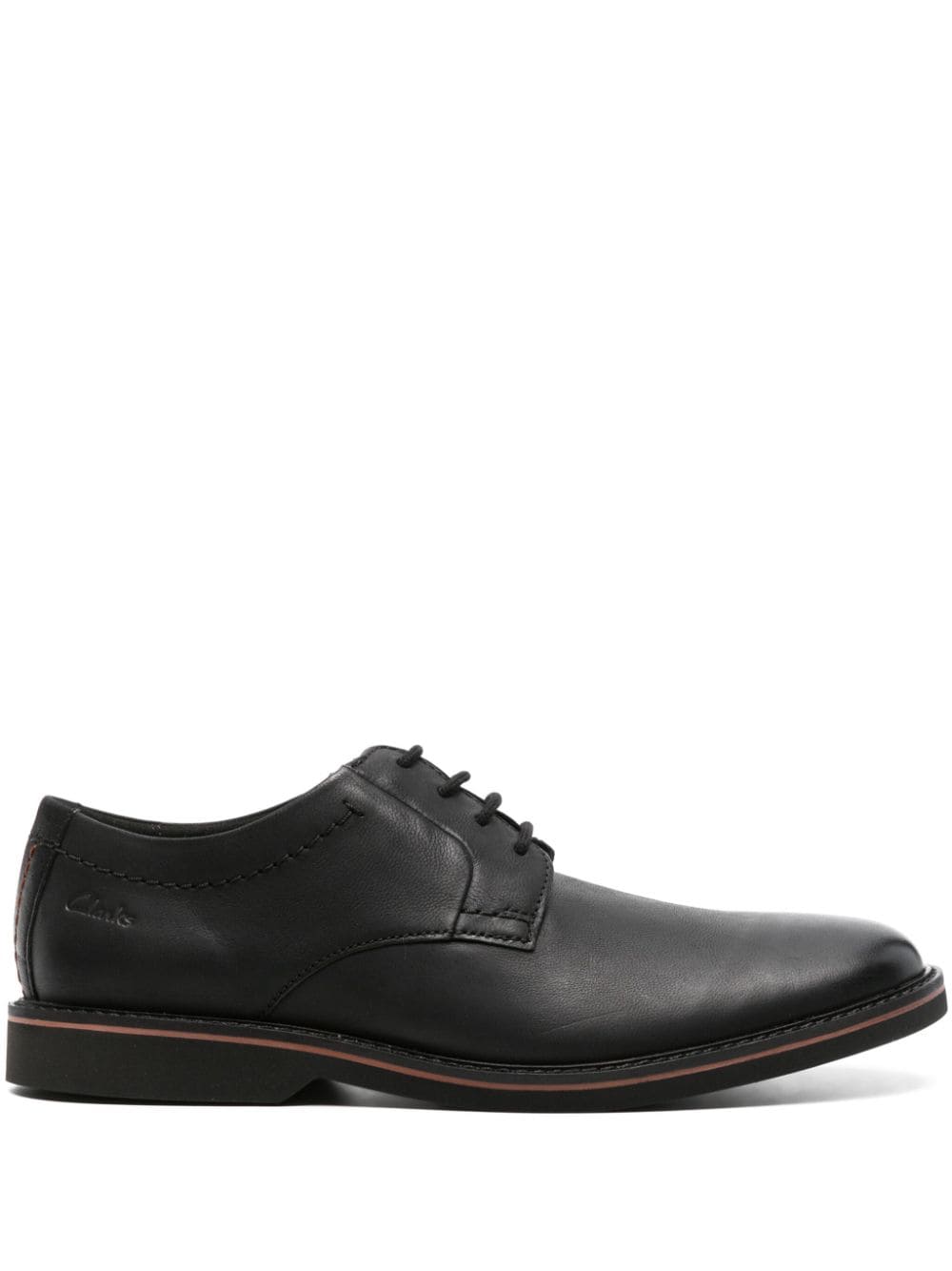 Clarks Atticus LTLace leather derby shoes - Black von Clarks