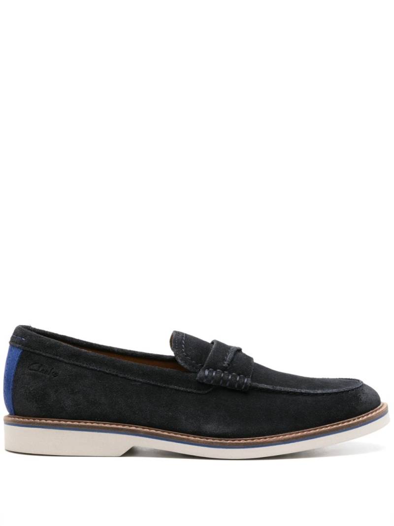 Clarks Atticus LTSlip suede loafers - Blue von Clarks