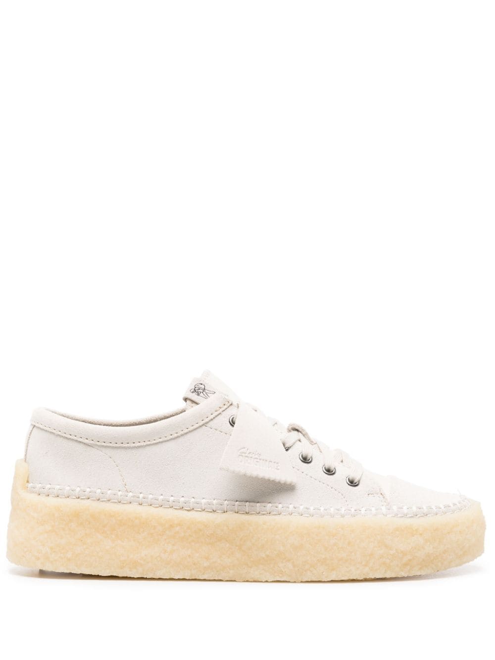 Clarks Caravan suede sneakers - White von Clarks