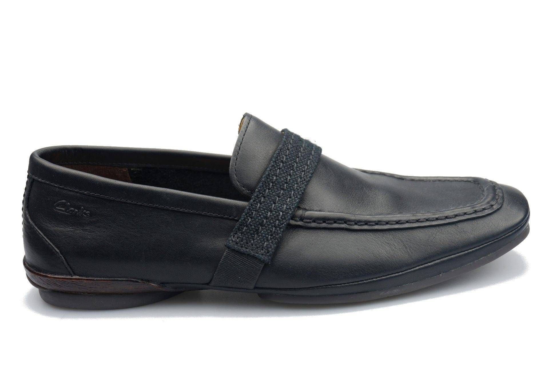 Myth Magic - Leder Loafer Herren Schwarz 42.5 von Clarks