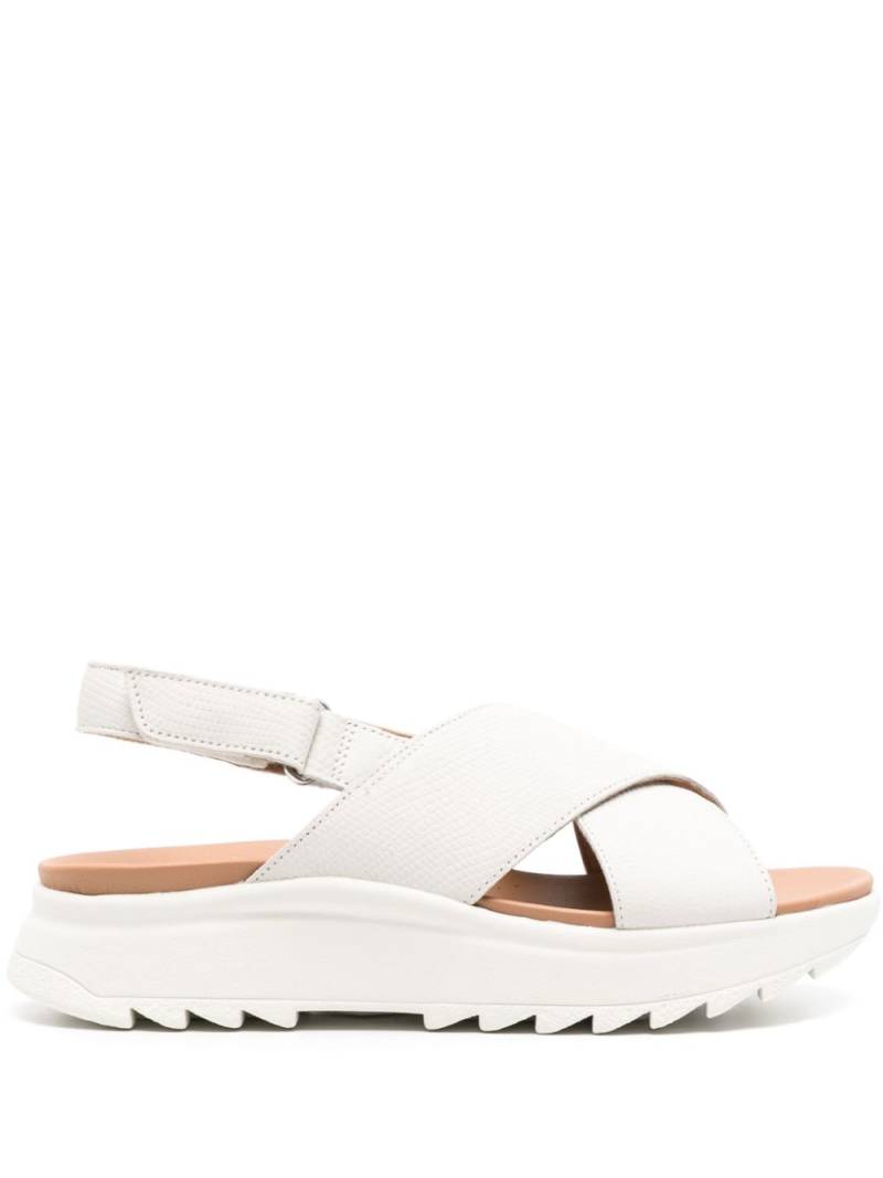 Clarks DashLite Wish leather sandals - White von Clarks