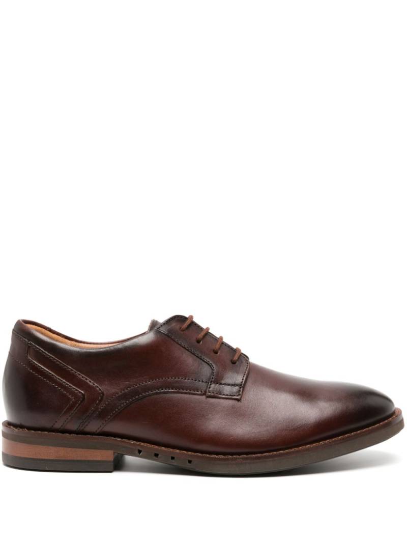 Clarks Un Hugh Lace leather derby shoes - Brown von Clarks
