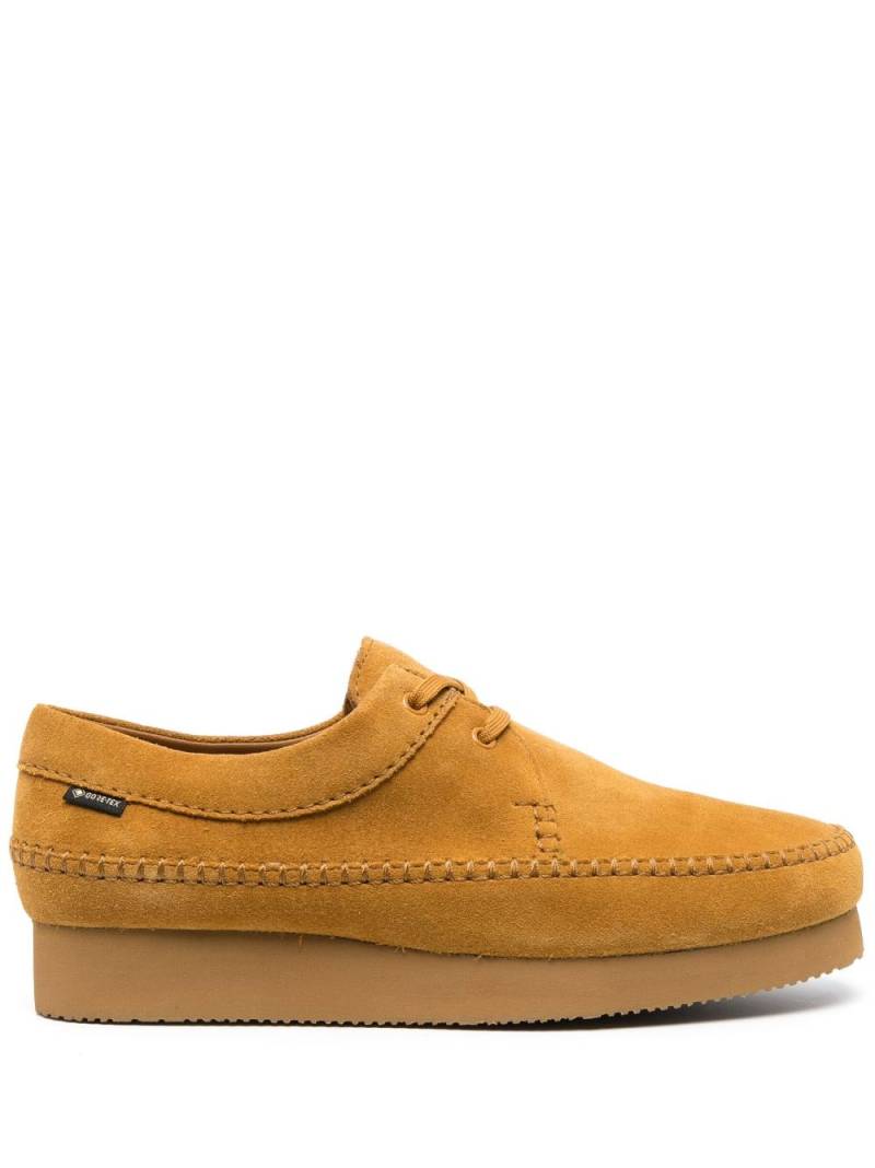 Clarks suede lace-up shoes - Yellow von Clarks