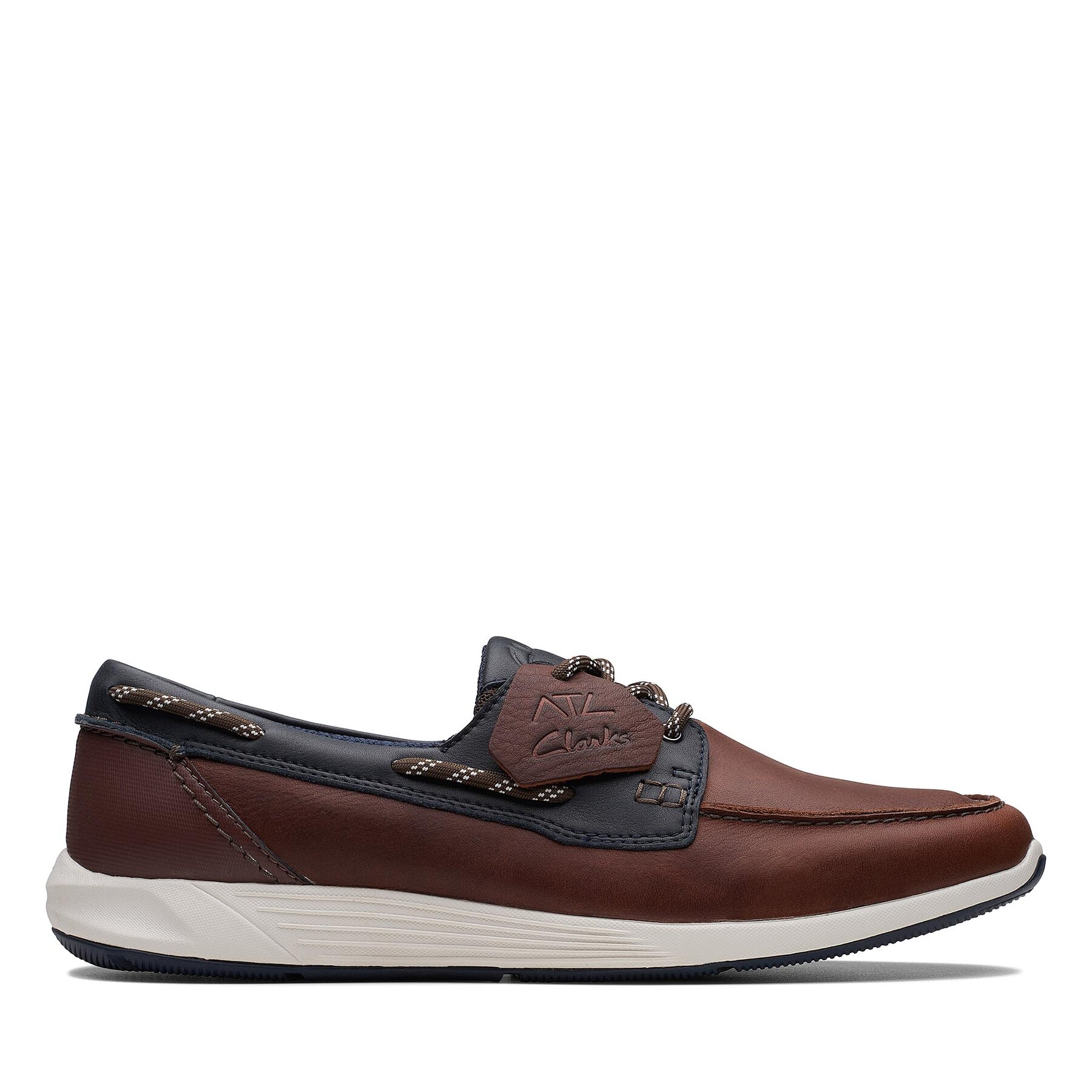 Halbschuhe Clarks ATL Sail Go 26170335 Navy/Tan von Clarks