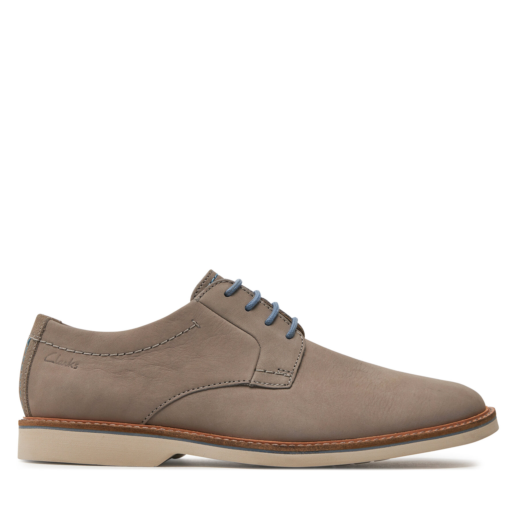 Halbschuhe Clarks Atticus Ltlace 26176084 Grey Nubuck von Clarks