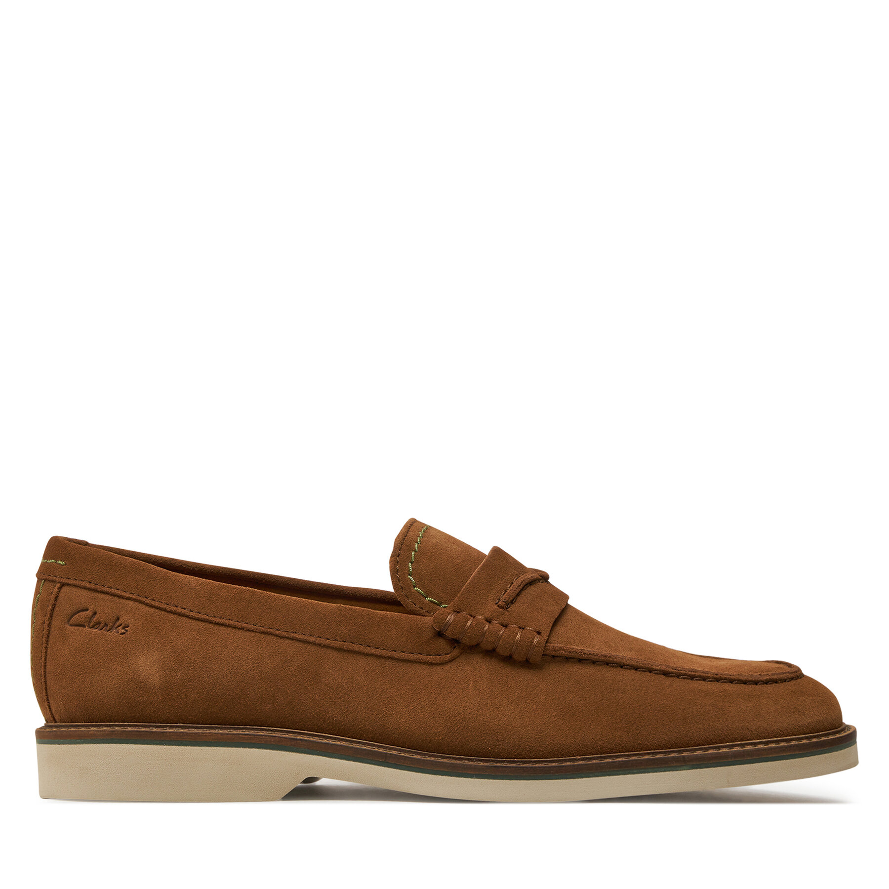 Halbschuhe Clarks Atticus Ltslip 26176086 Cola Suede von Clarks