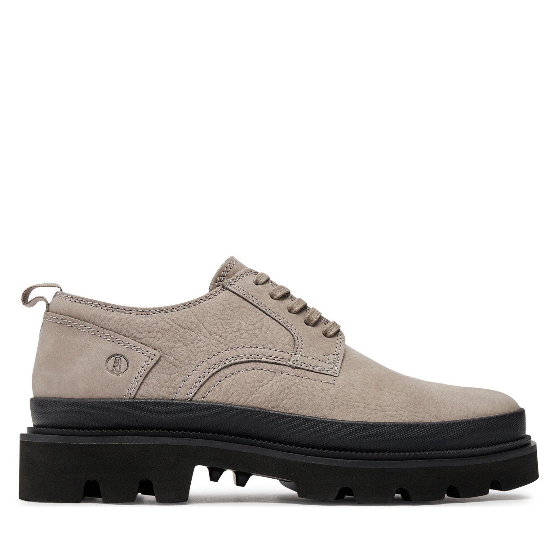 Halbschuhe Clarks Badell Lace 26176089 Grey Nubuck von Clarks