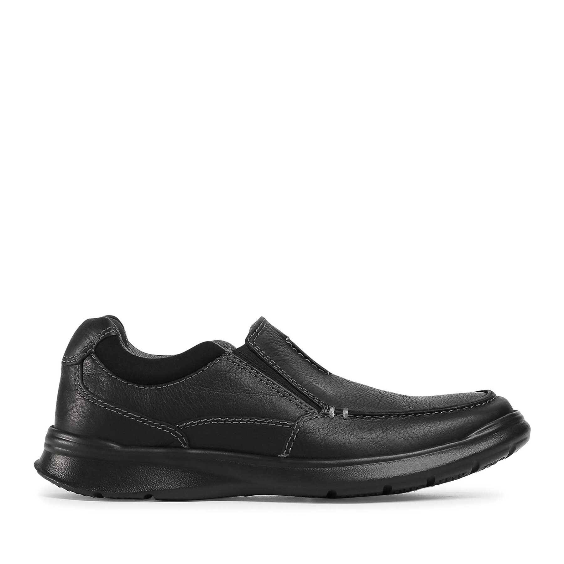 Halbschuhe Clarks Cotrell Free 261315937 Black Oily Leather von Clarks