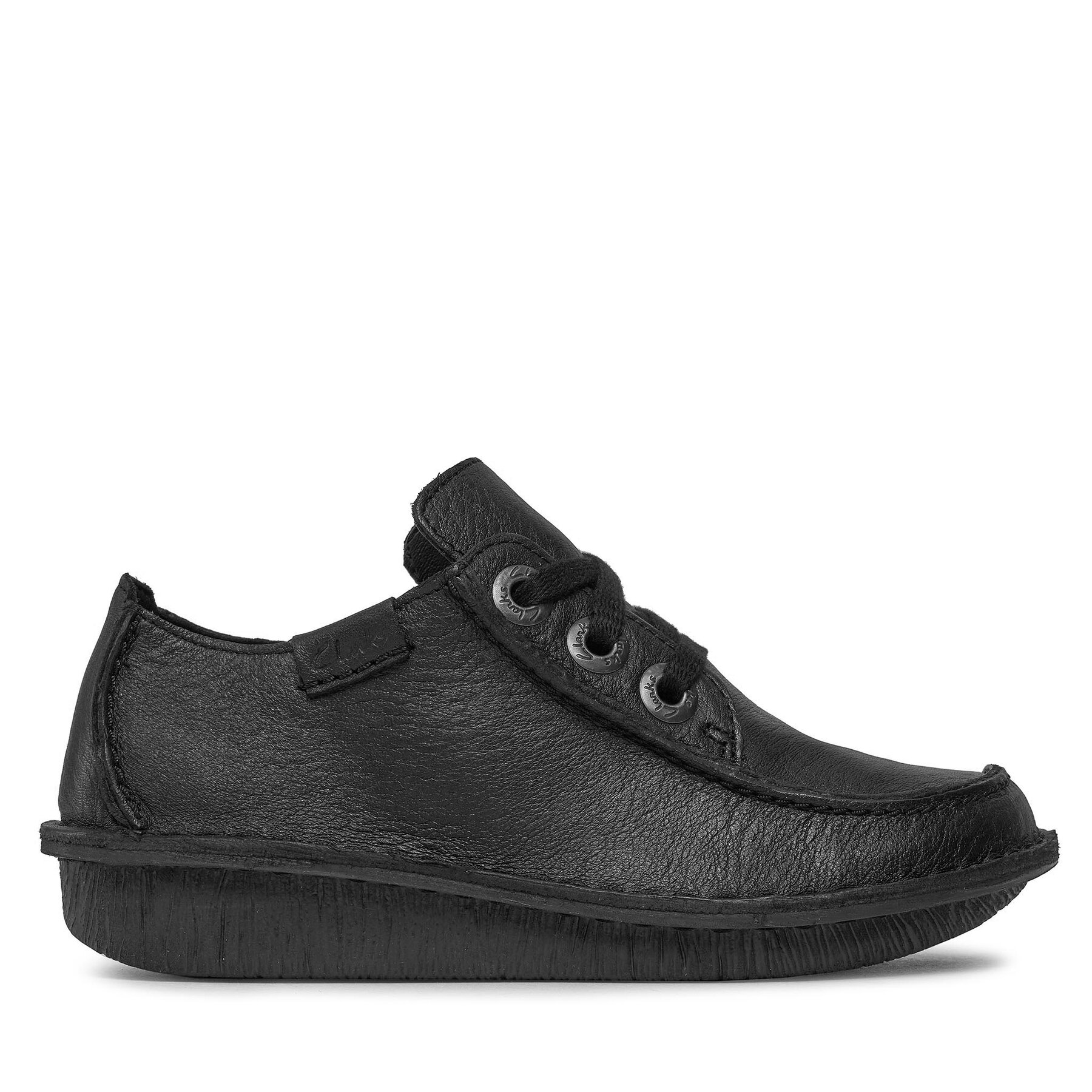 Halbschuhe Clarks Funny Dream 203066394 Black Leather von Clarks