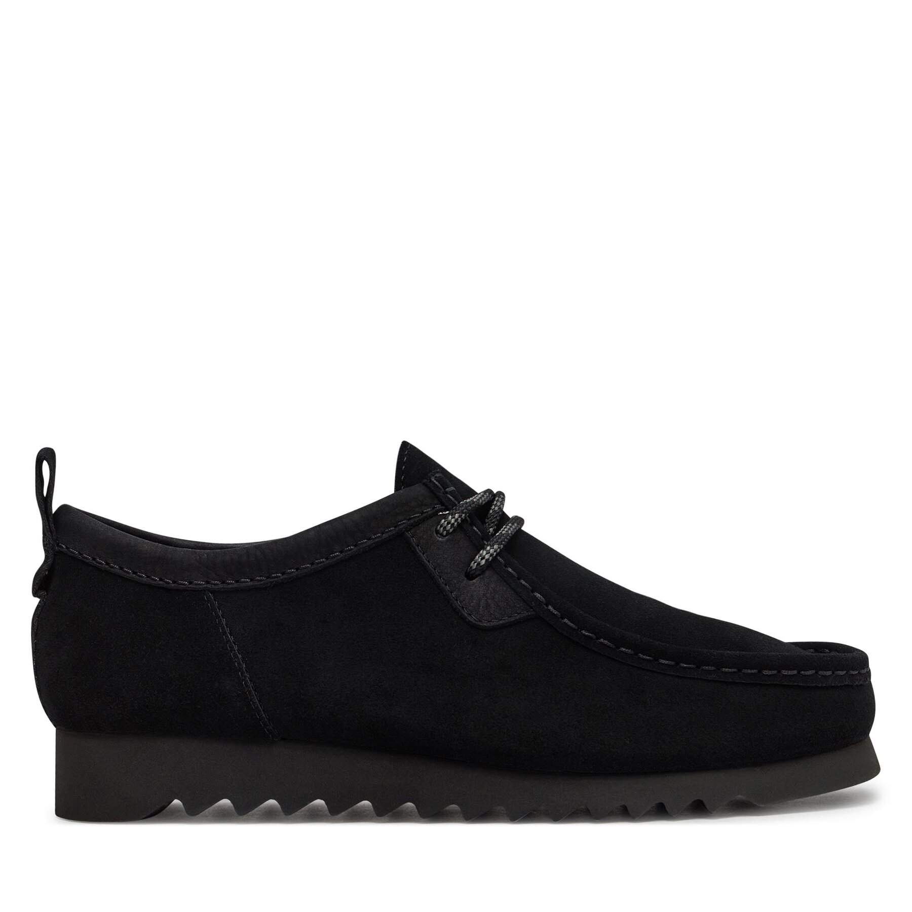 Halbschuhe Clarks Wallabeeftrelo 26176223 Black Sde von Clarks