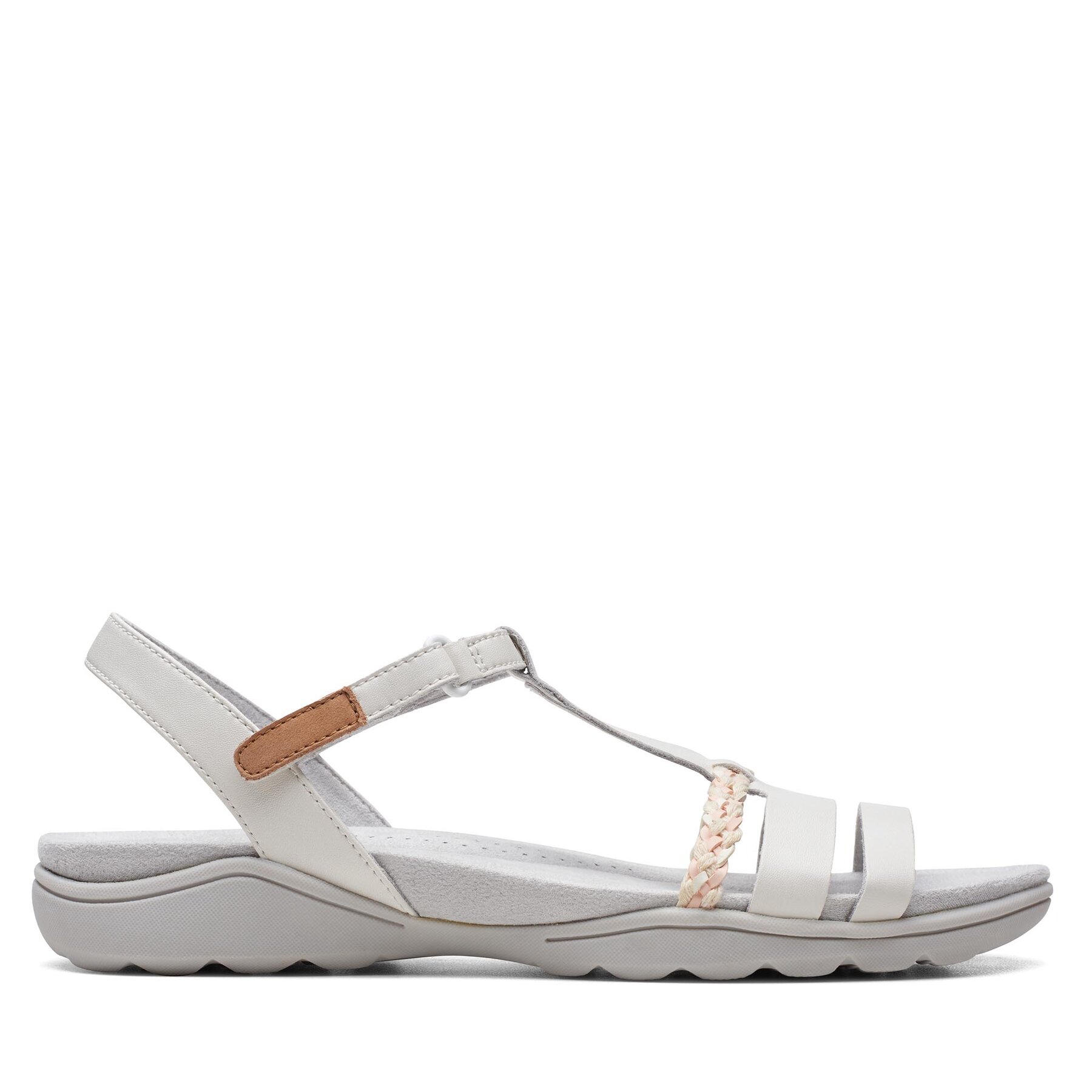 Sandalen Clarks Amanda Tealite 26171126 White Leather von Clarks