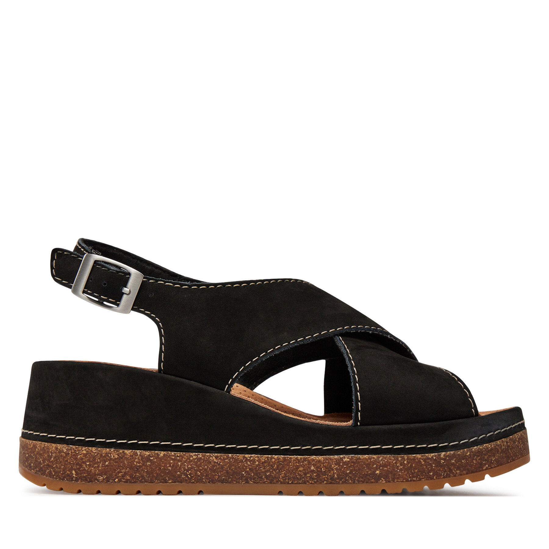 Sandalen Clarks Kassanda Step 26177299 Black Nubuck von Clarks