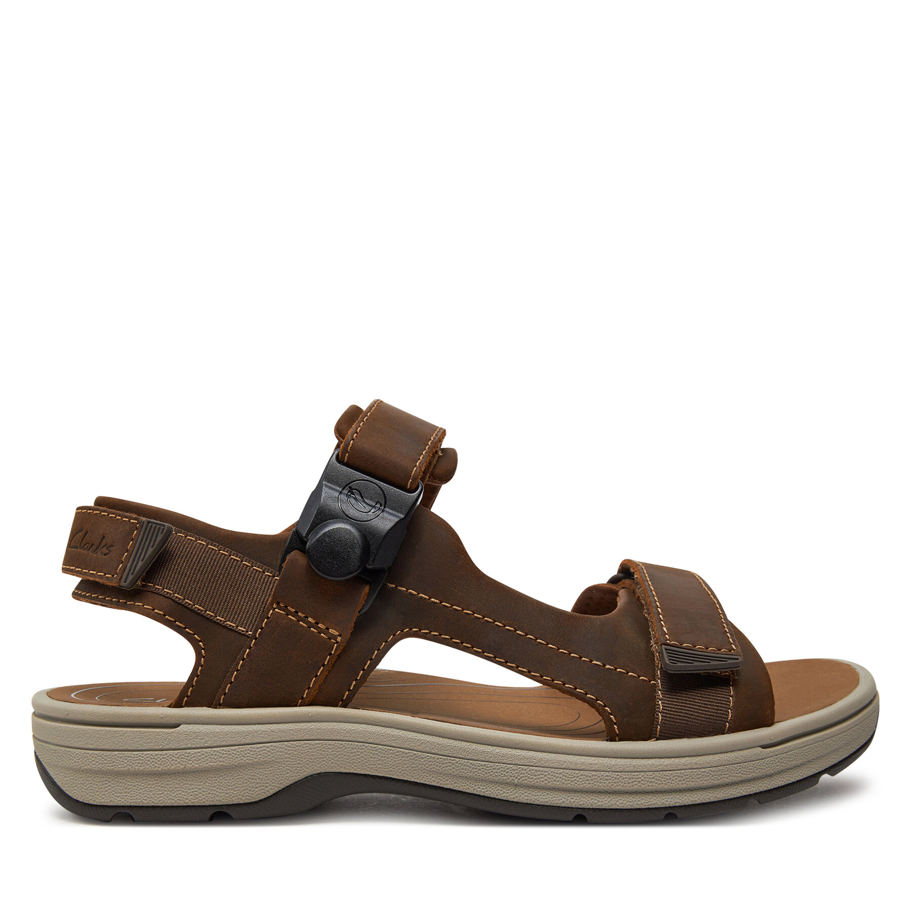 Sandalen Clarks Saltway Trail 26176906 Light Tan Lea von Clarks