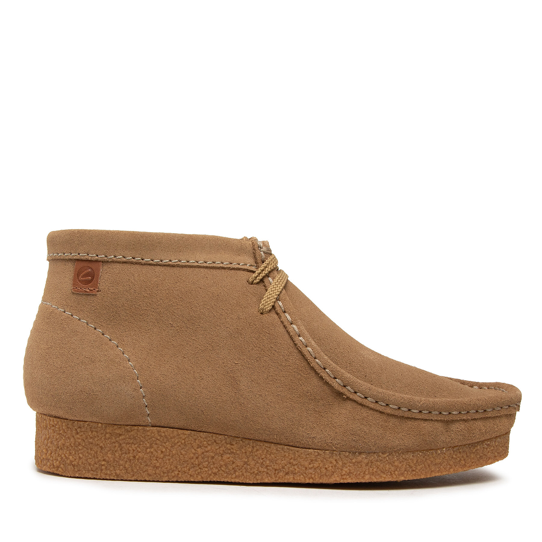 Schnürschuhe Clarks Shacre Boot 26159438 Dark Sand Suede von Clarks