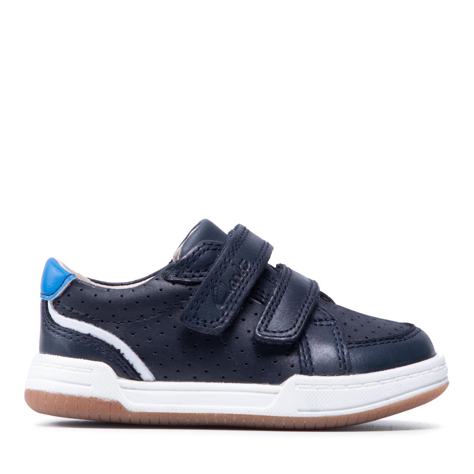 Sneakers Clarks Fawn Solo T 261589887 Navy Leather von Clarks