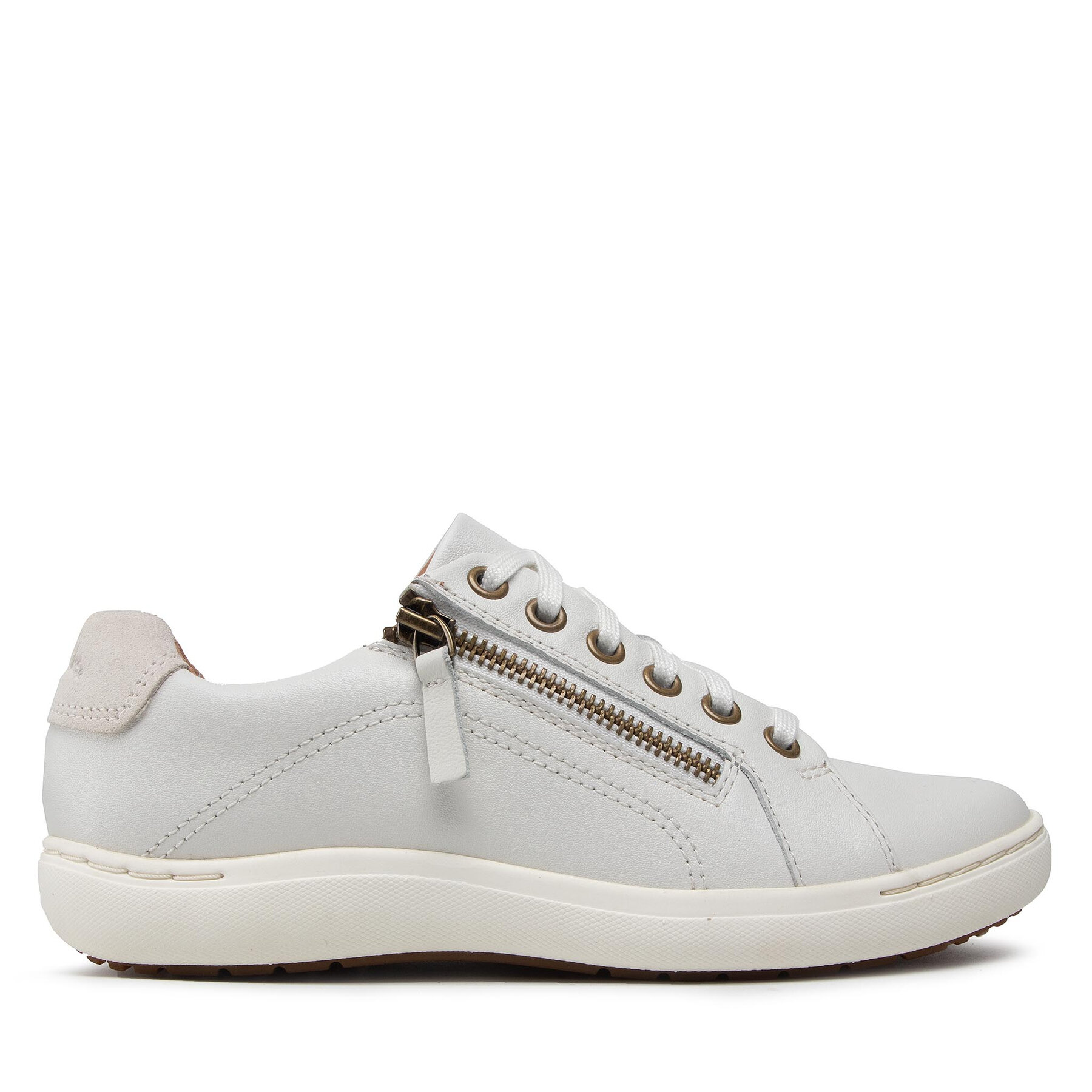 Sneakers Clarks Nalle Lace 261650014 White Leather von Clarks