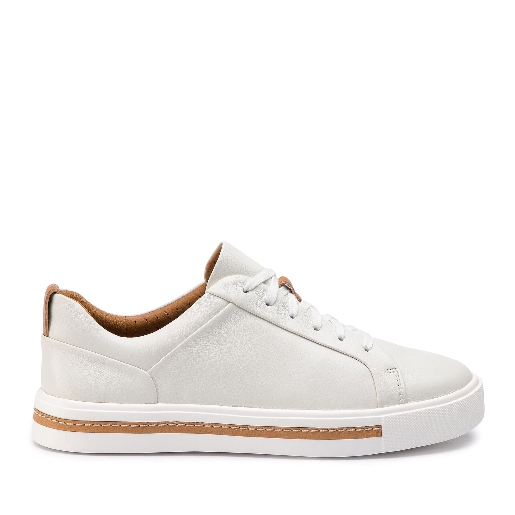 Sneakers Clarks Un Maui Lace 261401684 White Leather von Clarks