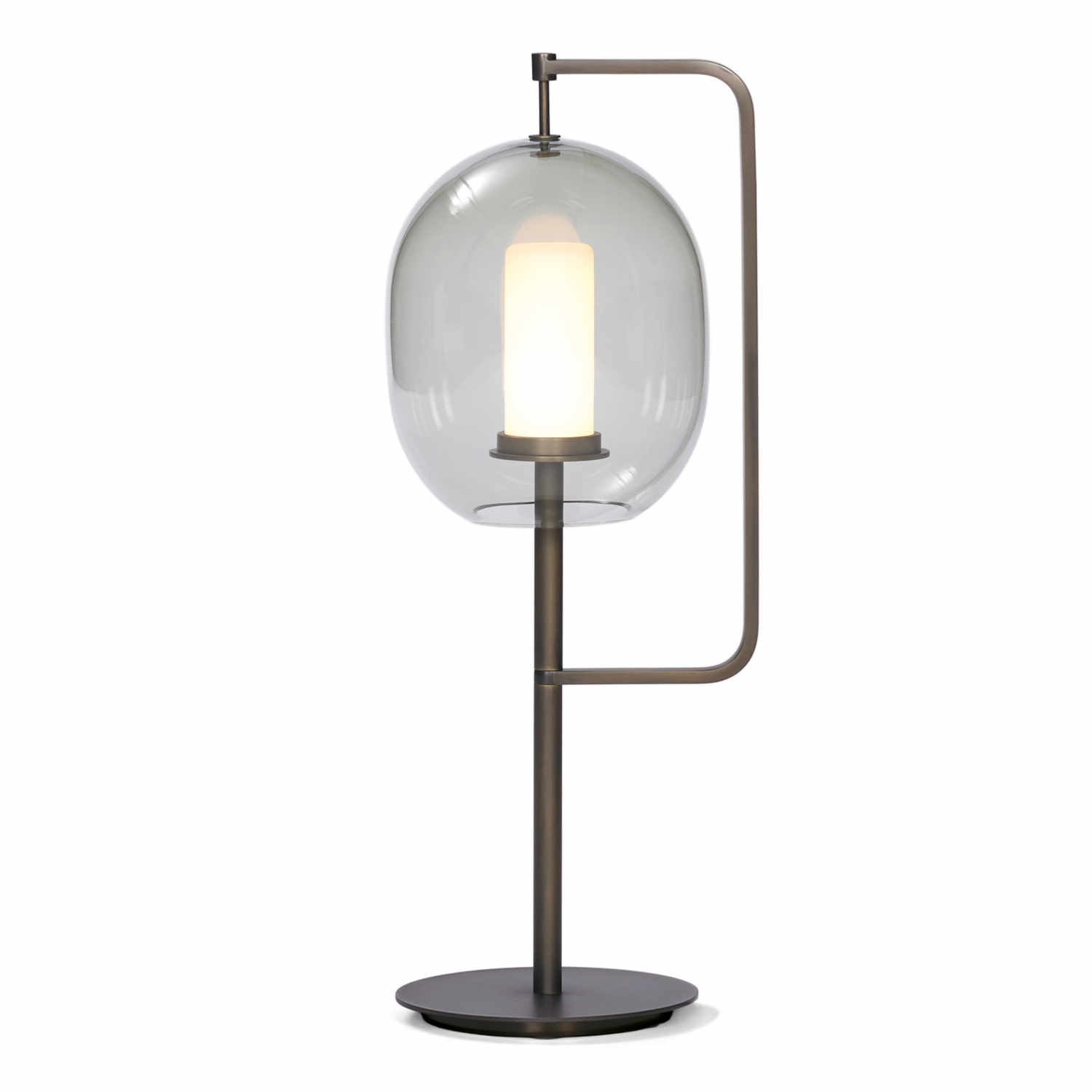 Lantern Light Table Lamp Tischleuchte, Ausführung messing brüniert, klar lackiert von ClassiCon