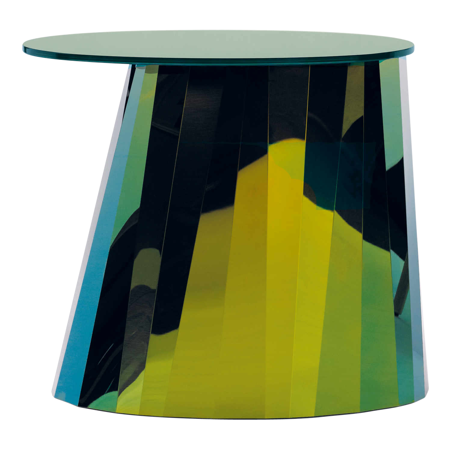 Pli Side Table Beistelltisch, Farbe/Tischplatte pyrit-bronze glänzend lackiert von ClassiCon