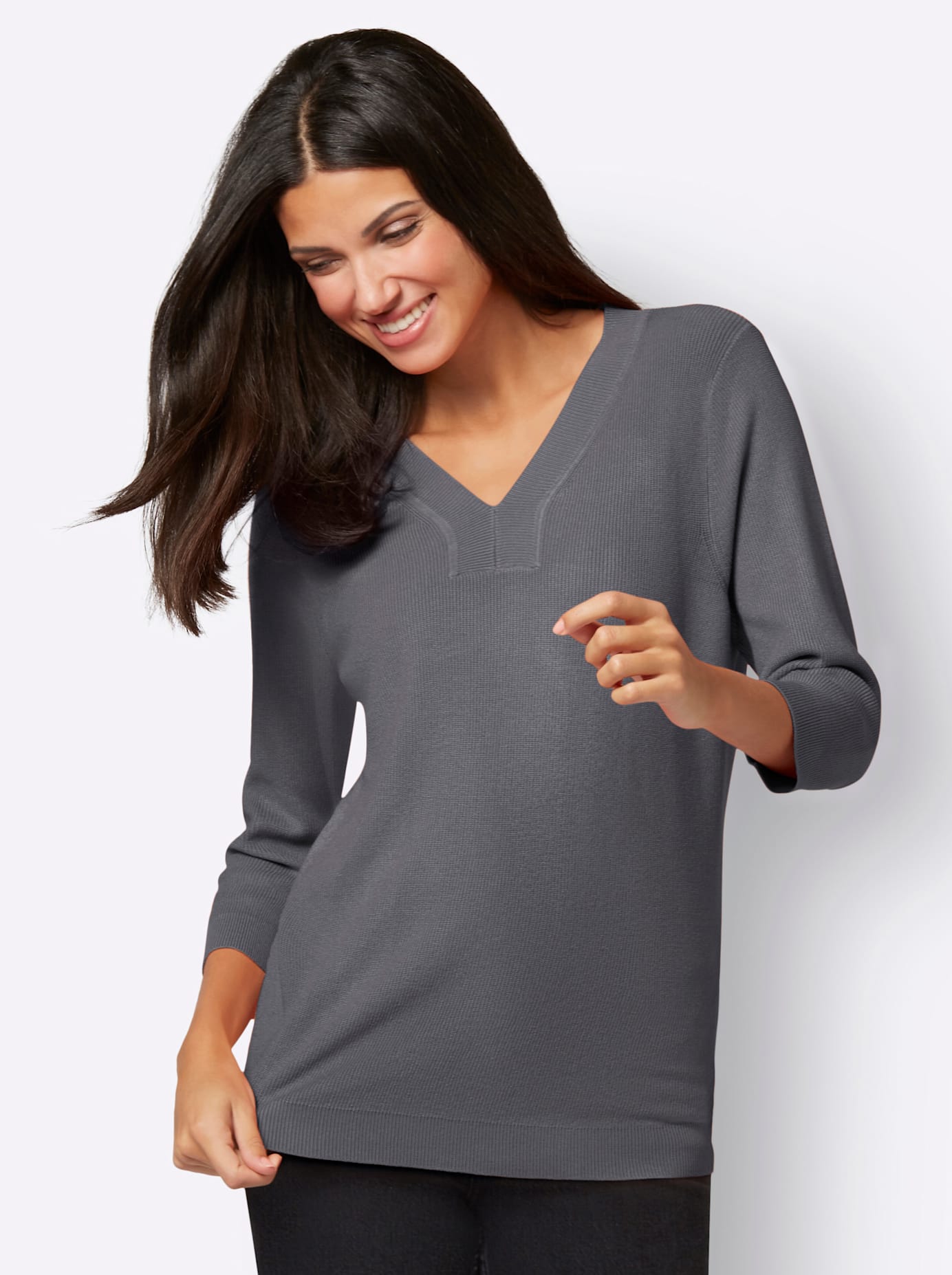 Classic Basics 3/4 Arm-Pullover »V-Pullover« Classic Basics 3/4 Arm-Pullover »V-Pullover« von Classic Basics