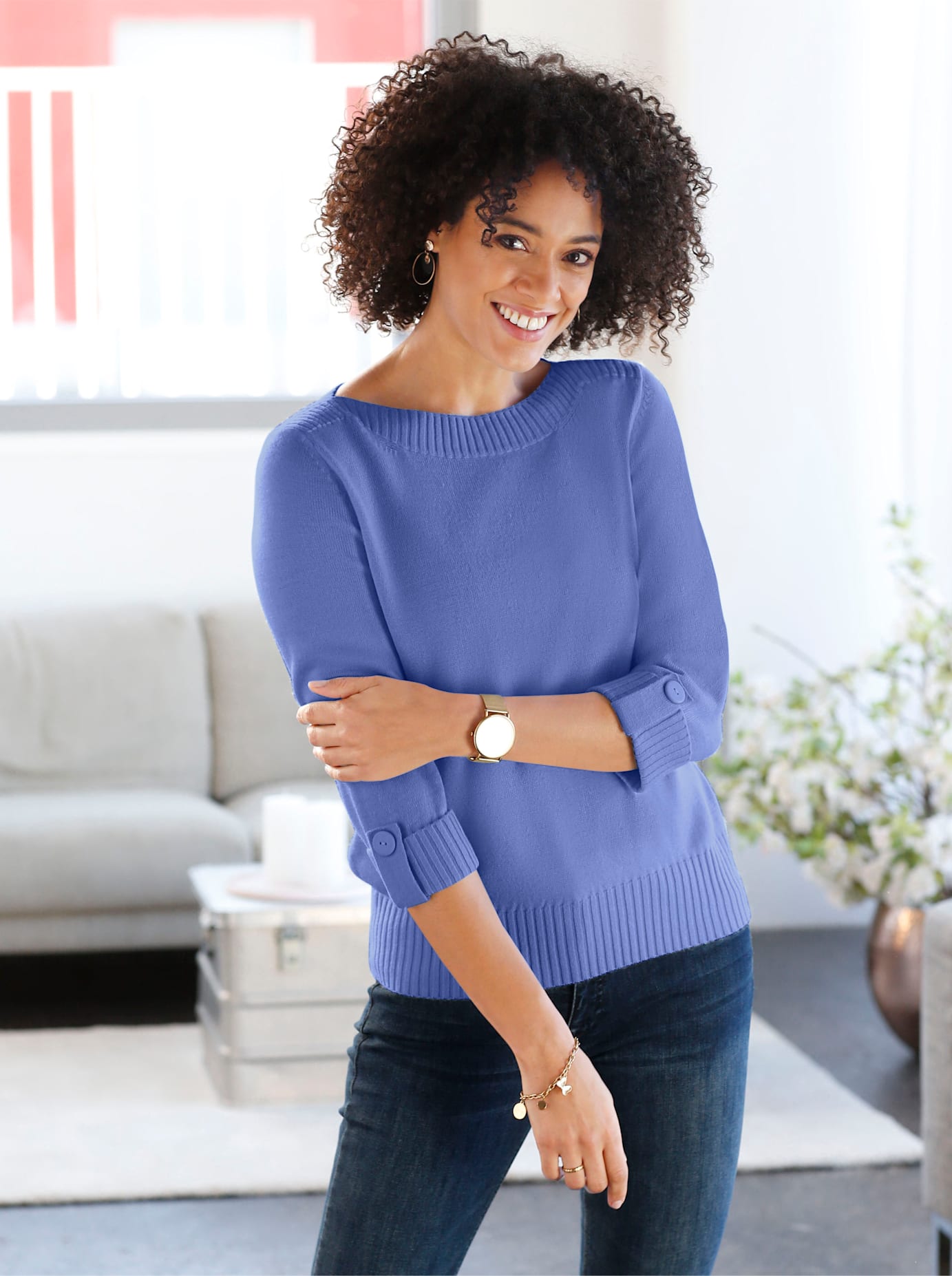 Classic Basics 3/4 Arm-Pullover »U-Boot-Pullover« Classic Basics 3/4 Arm-Pullover »U-Boot-Pullover« von Classic Basics