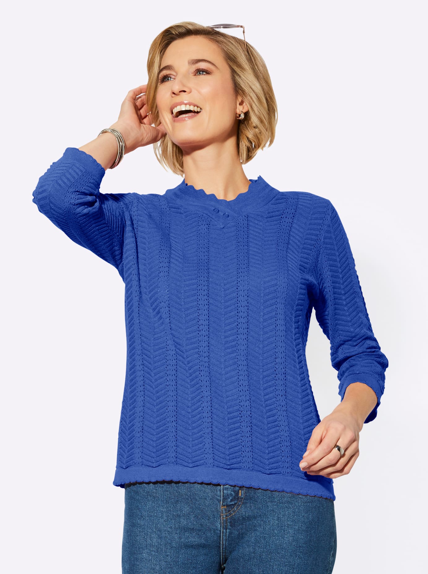 Classic Basics 3/4 Arm-Pullover »Pullover« von Classic Basics