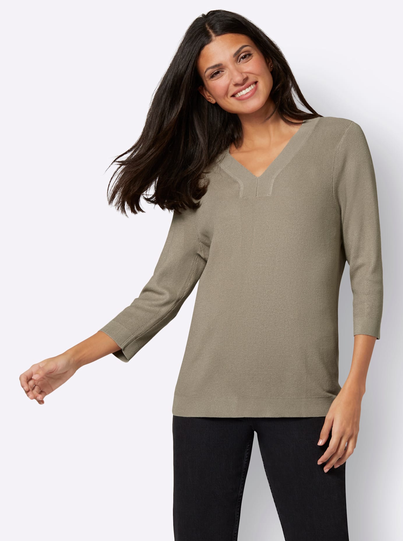 Classic Basics 3/4 Arm-Pullover »Pullover« von Classic Basics