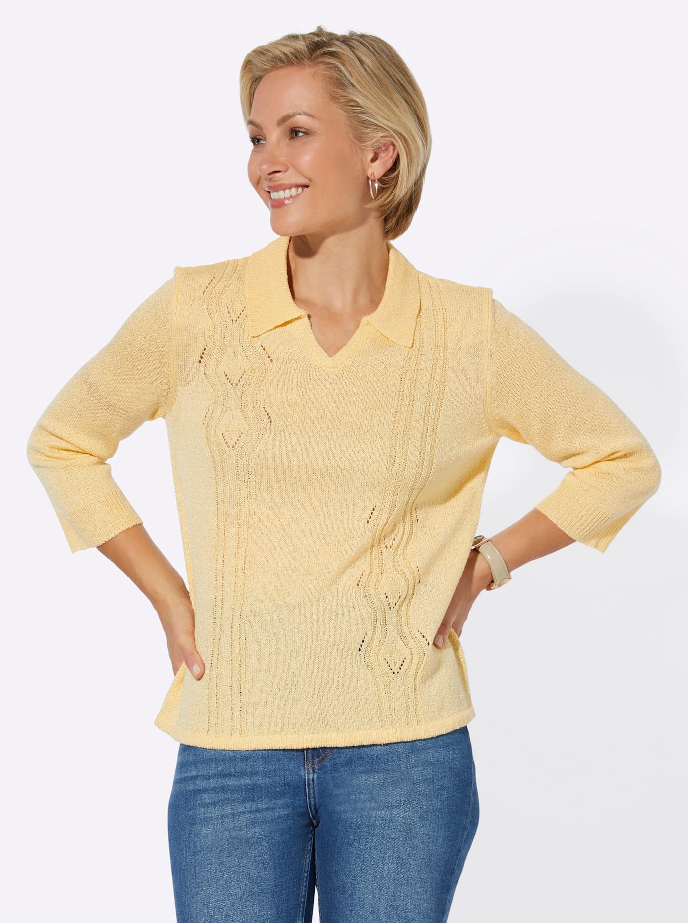 Classic Basics 3/4 Arm-Pullover »Pullover« Classic Basics 3/4 Arm-Pullover »Pullover« von Classic Basics