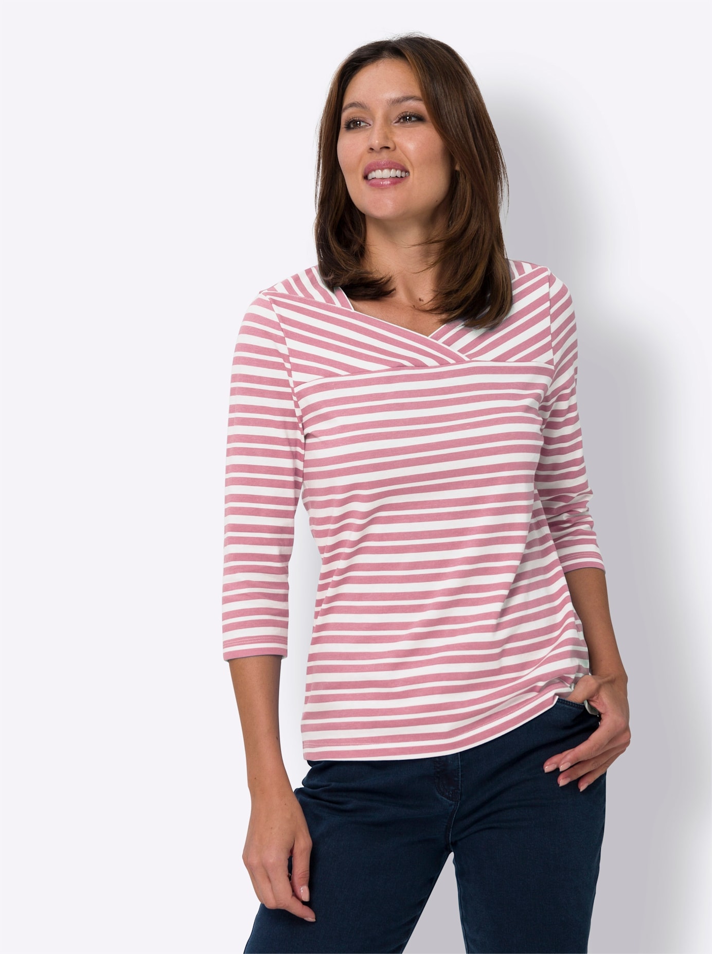 Classic Basics 3/4-Arm-Shirt »Ringelshirt«, (1 tlg.) von Classic Basics