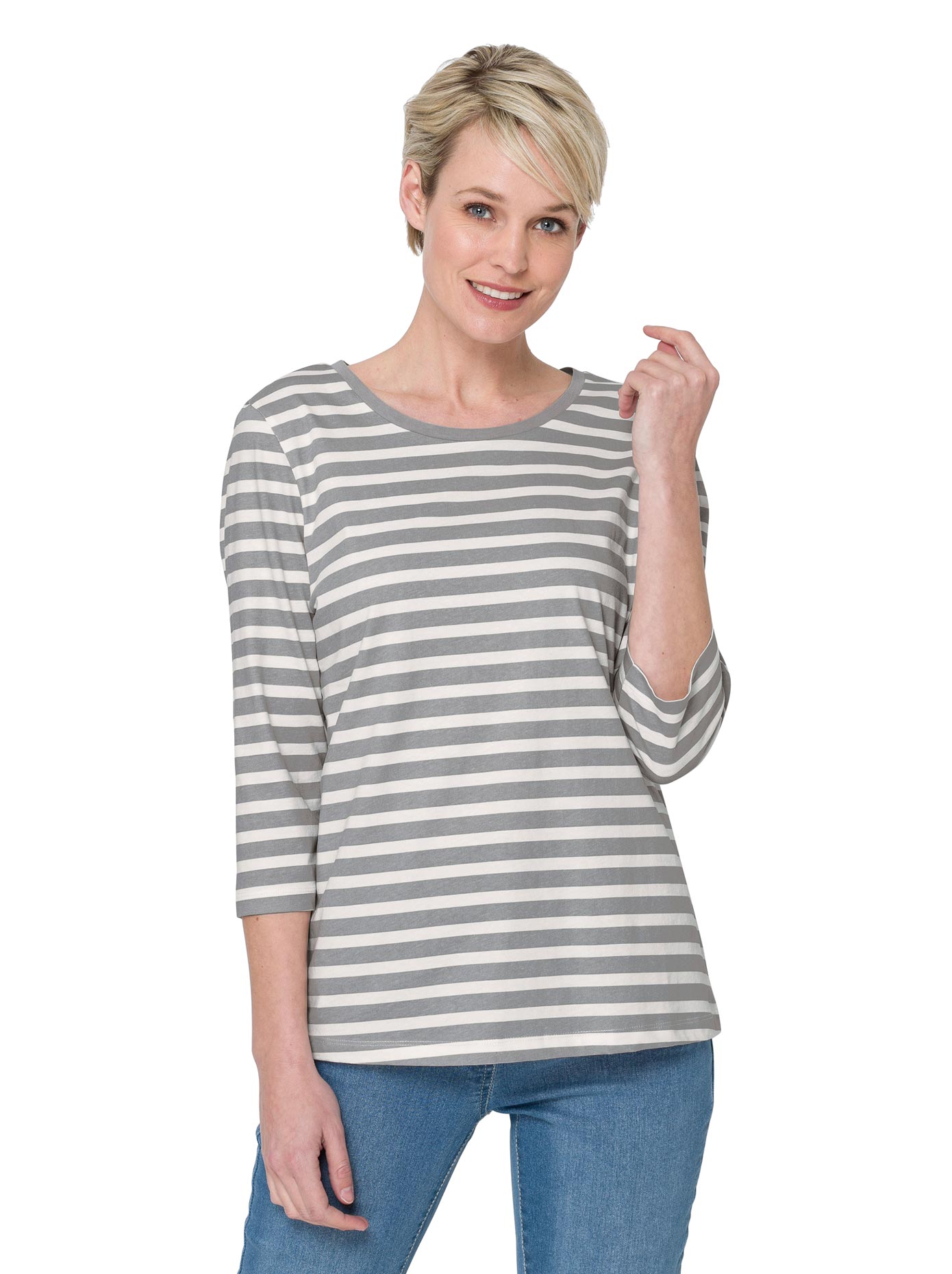 Classic Basics 3/4-Arm-Shirt »Ringelshirt«, (1 tlg.) von Classic Basics