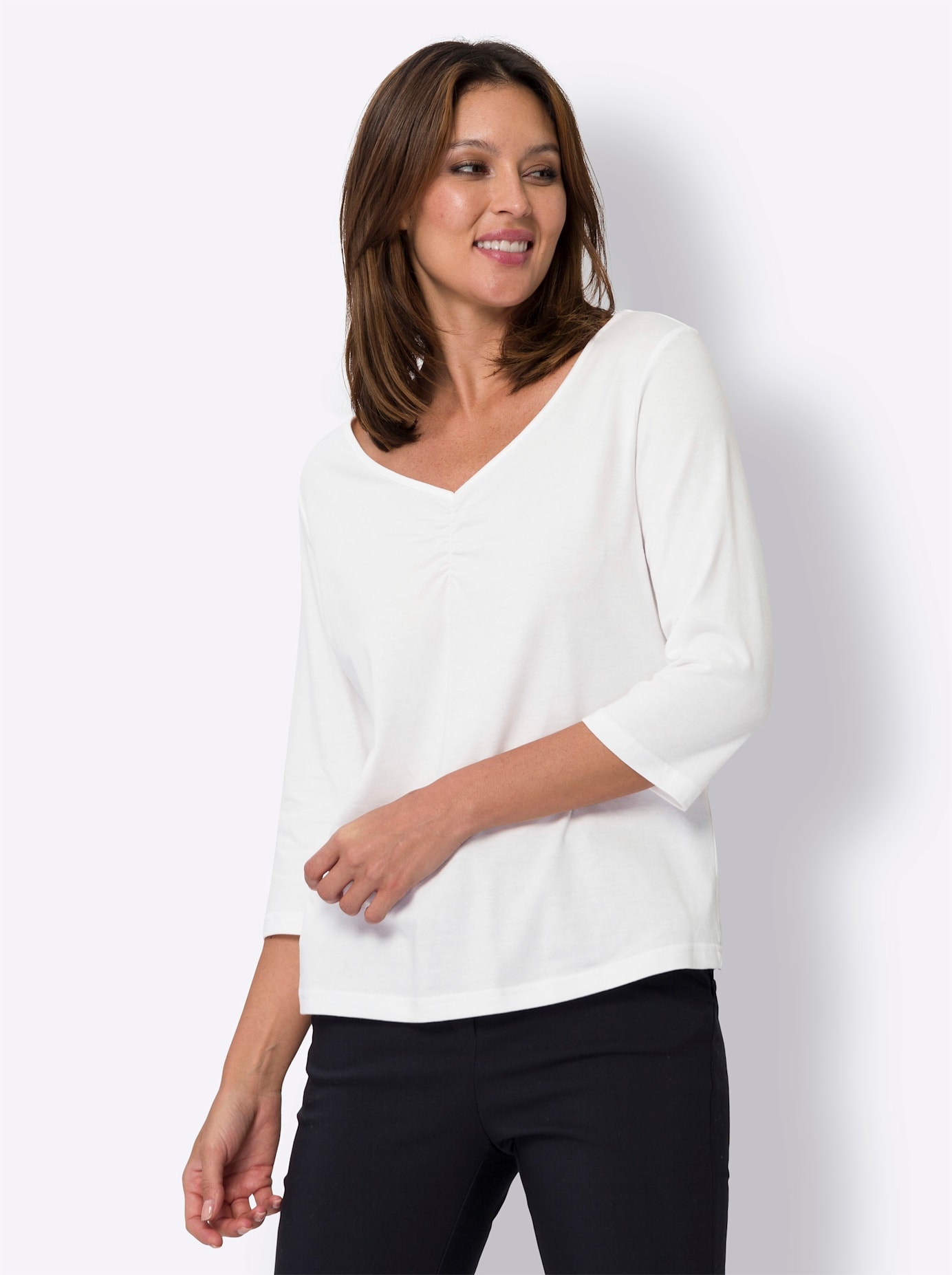 Classic Basics 3/4-Arm-Shirt »V-Shirt«, (1 tlg.) von Classic Basics