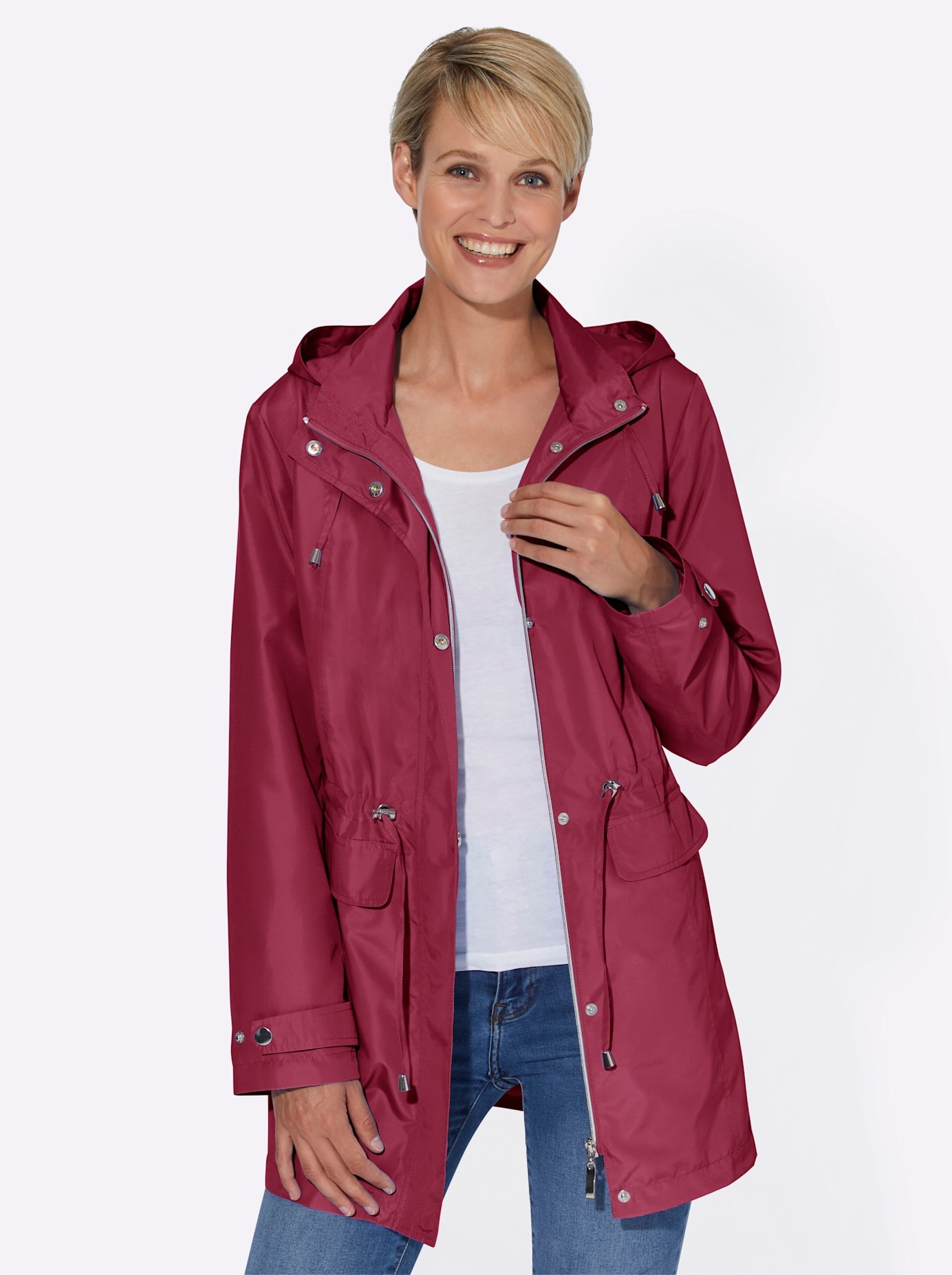 Classic Basics Langjacke, mit Kapuze Classic Basics Langjacke, mit Kapuze von Classic Basics