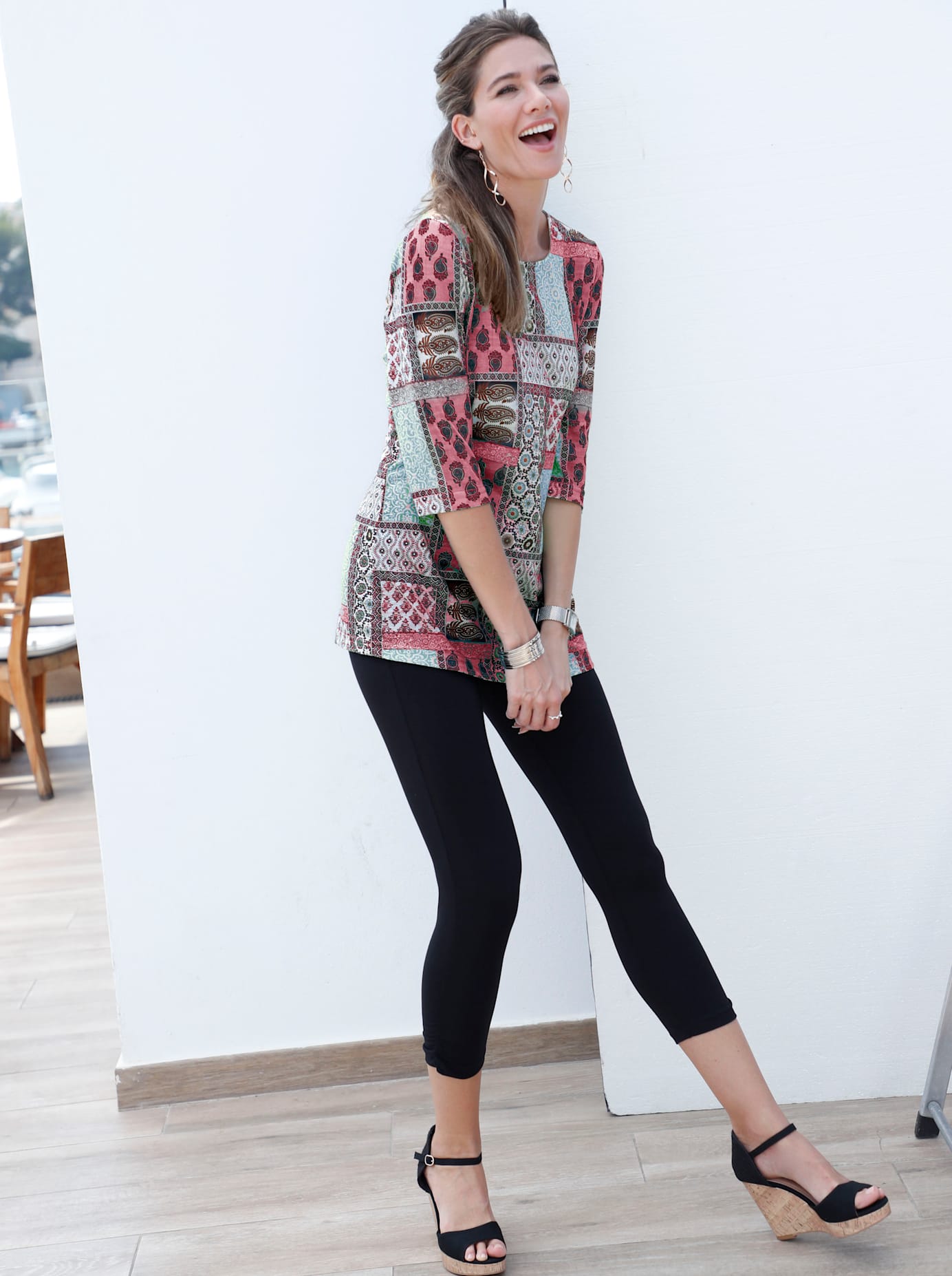 Classic Basics Print-Shirt »Longshirt«, (1 tlg.) von Classic Basics