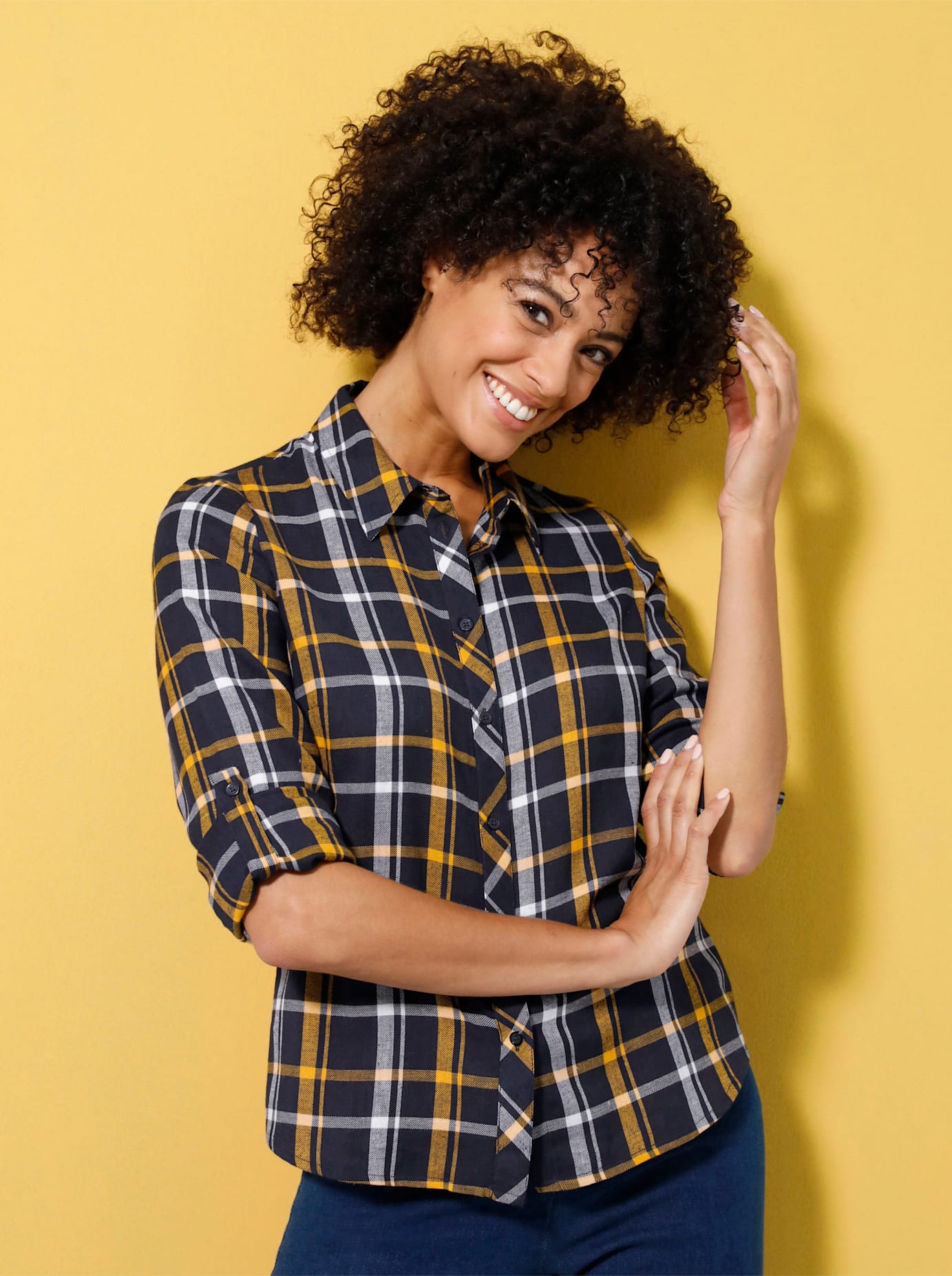 Classic Basics Flanellbluse Classic Basics Flanellbluse von Classic Basics