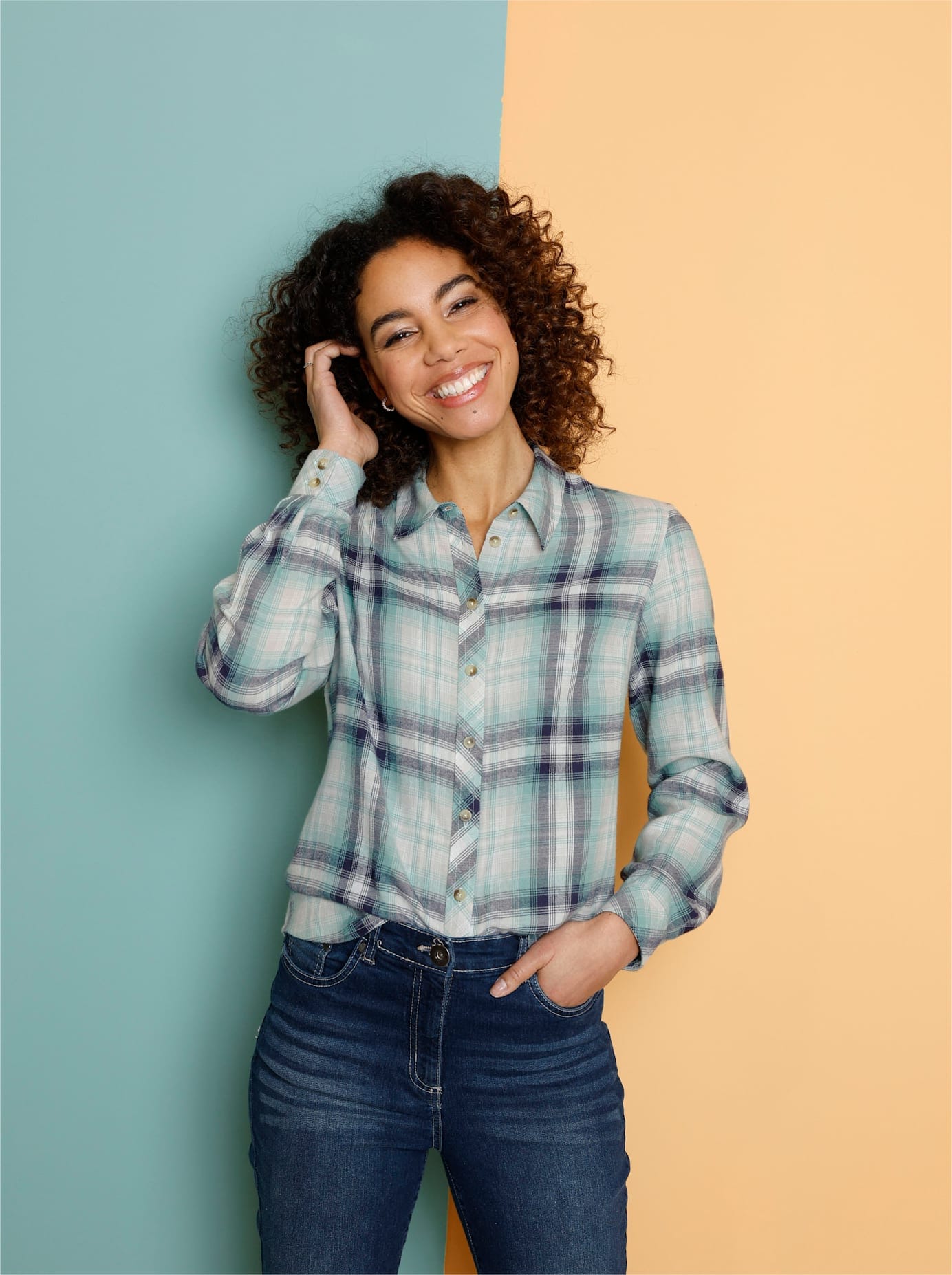 Classic Basics Flanellbluse von Classic Basics