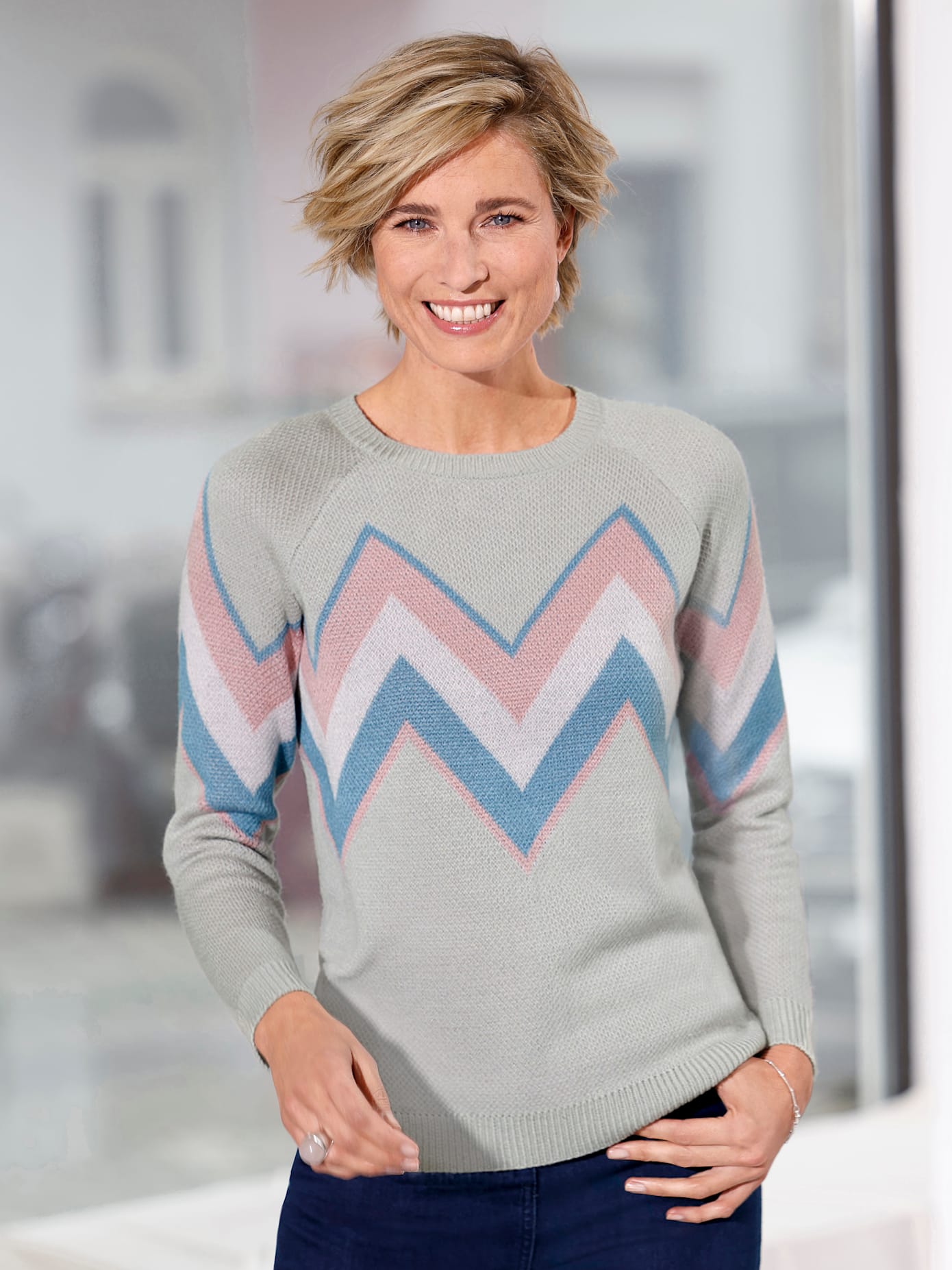 Classic Basics Jacquardpullover »Langarm-Pullover« Classic Basics Jacquardpullover »Langarm-Pullover« von Classic Basics