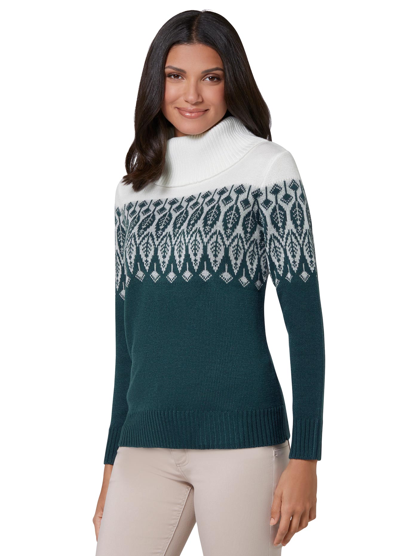 Classic Basics Jacquardpullover »Rollkragen-Pullover« von Classic Basics