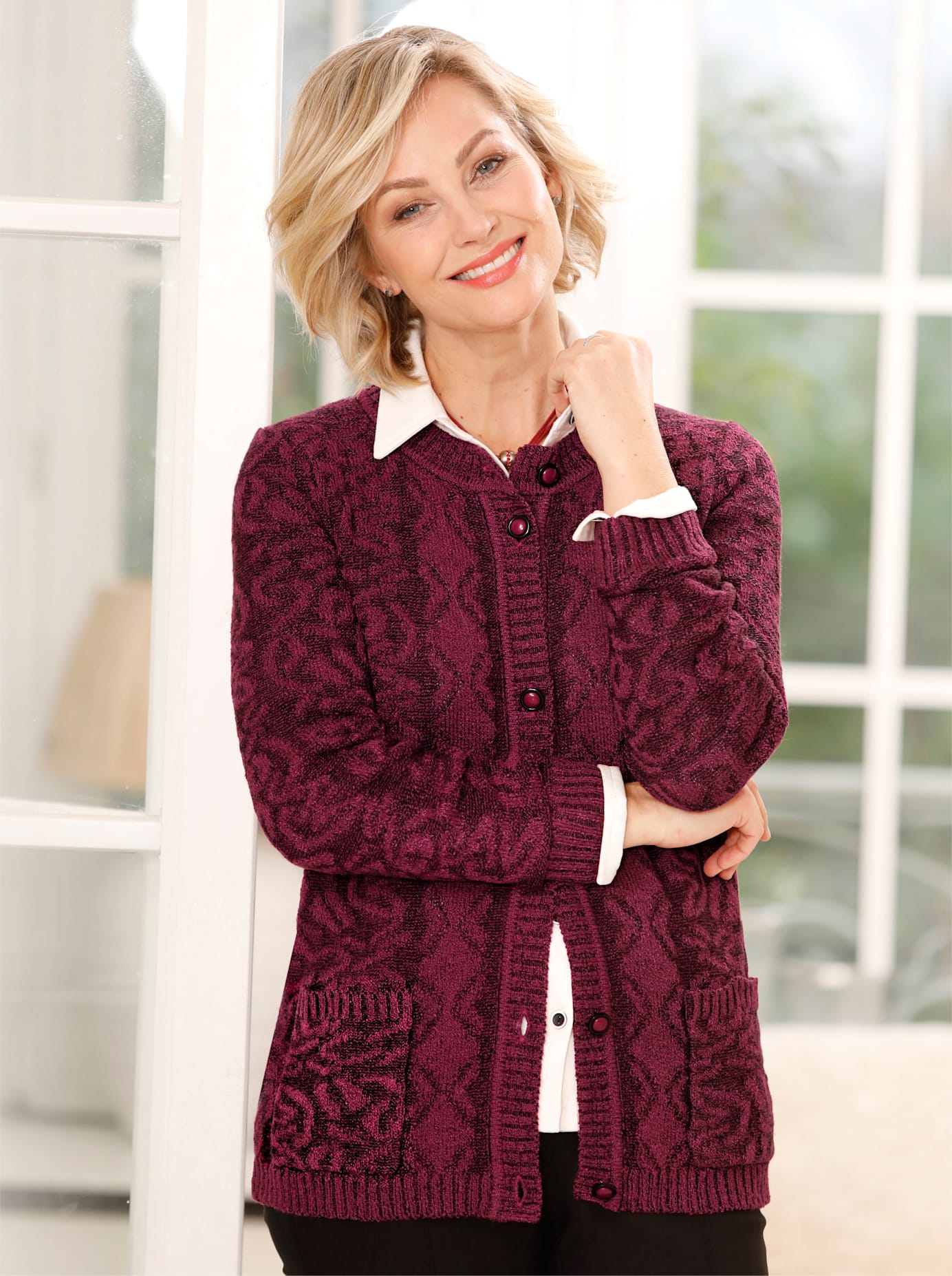 Classic Basics Jacquardstrickjacke Classic Basics Jacquardstrickjacke von Classic Basics