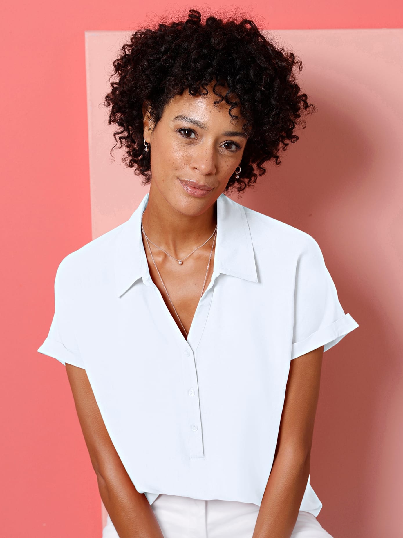 Classic Basics Kurzarmbluse Classic Basics Kurzarmbluse von Classic Basics