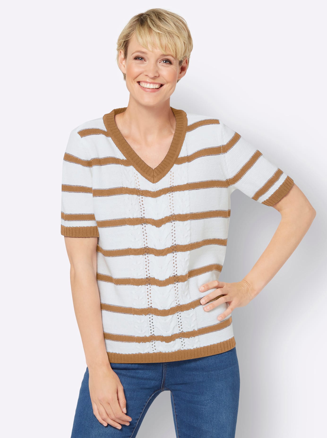 Classic Basics Kurzarmpullover »Kurzarm-Pullover« Classic Basics Kurzarmpullover »Kurzarm-Pullover« von Classic Basics