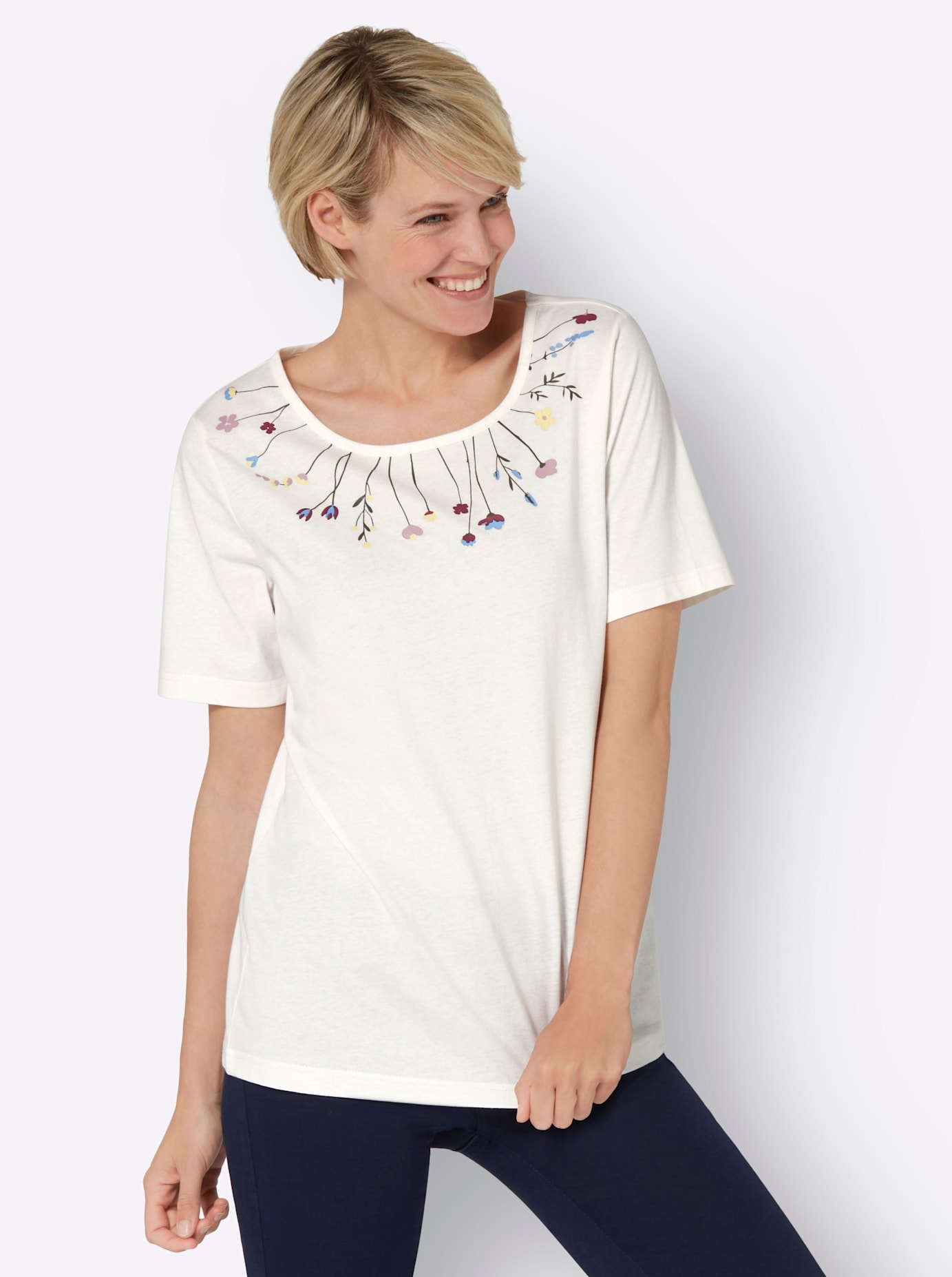 Classic Basics Kurzarmshirt »Rundhals-Shirt«, (1 tlg.) von Classic Basics