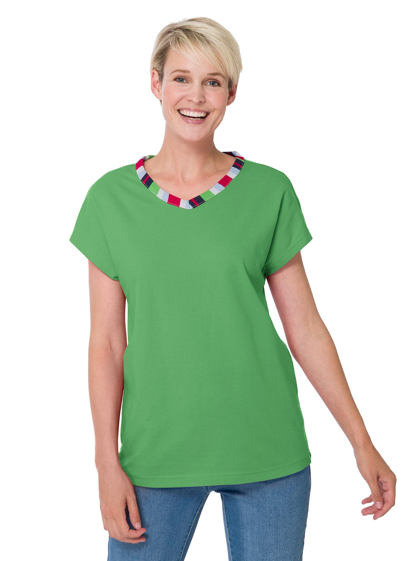 Classic Basics Kurzarmshirt »V-Shirt«, (1 tlg.) von Classic Basics